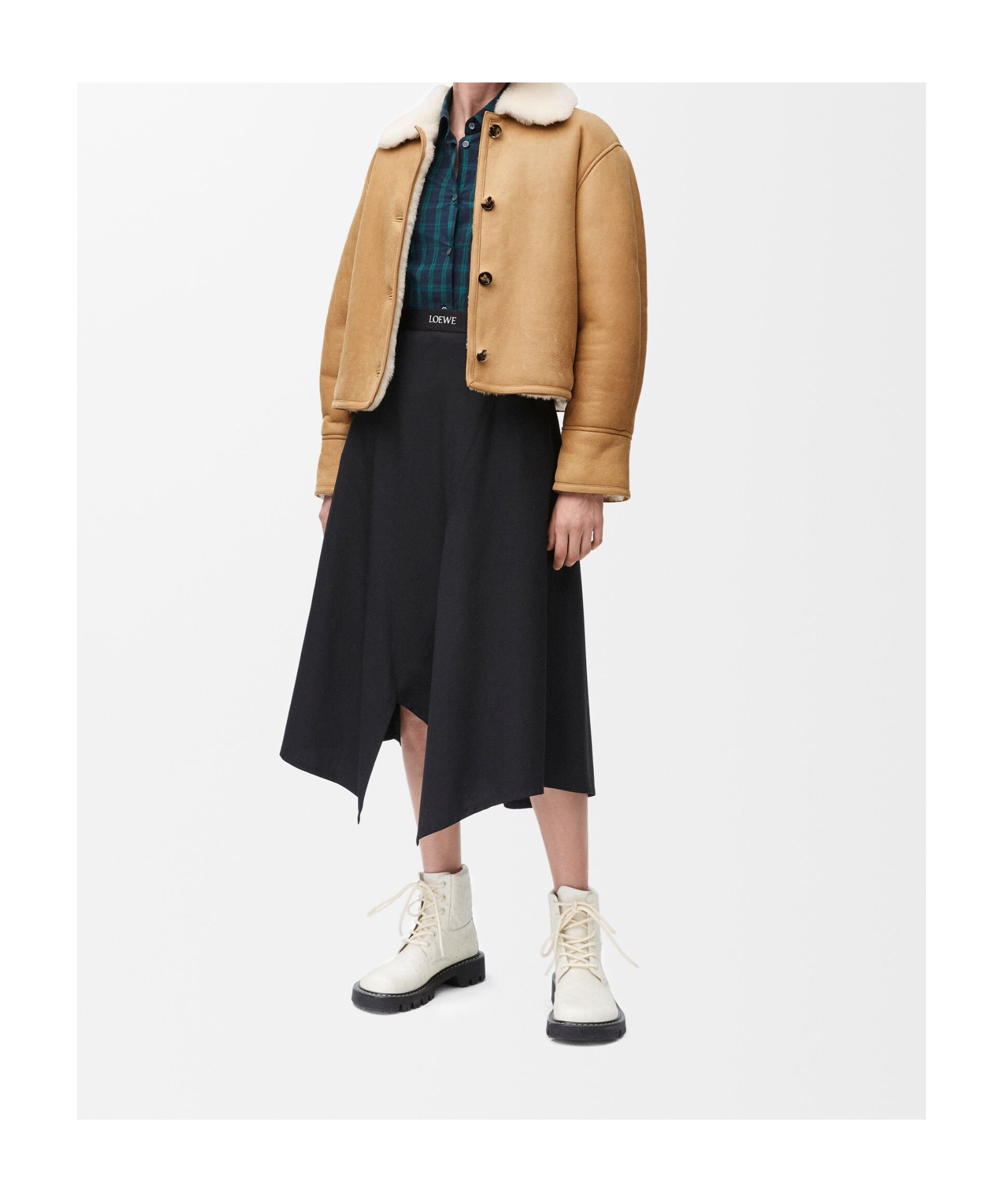 Loewe Jacket S359y2sl36 Camel In Brown