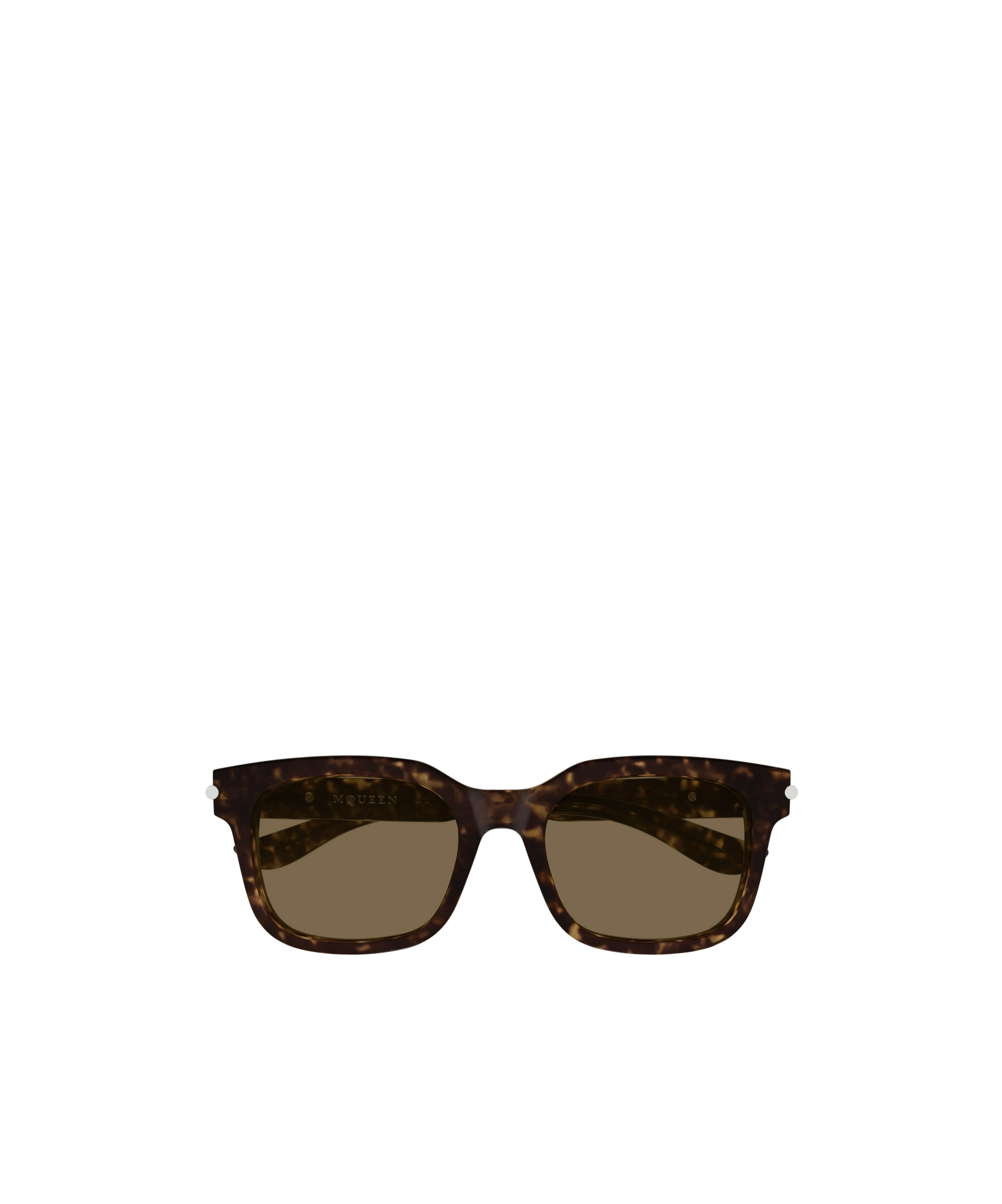 Alexander Mcqueen Eyewear Square Frame Sunglasses In Brown
