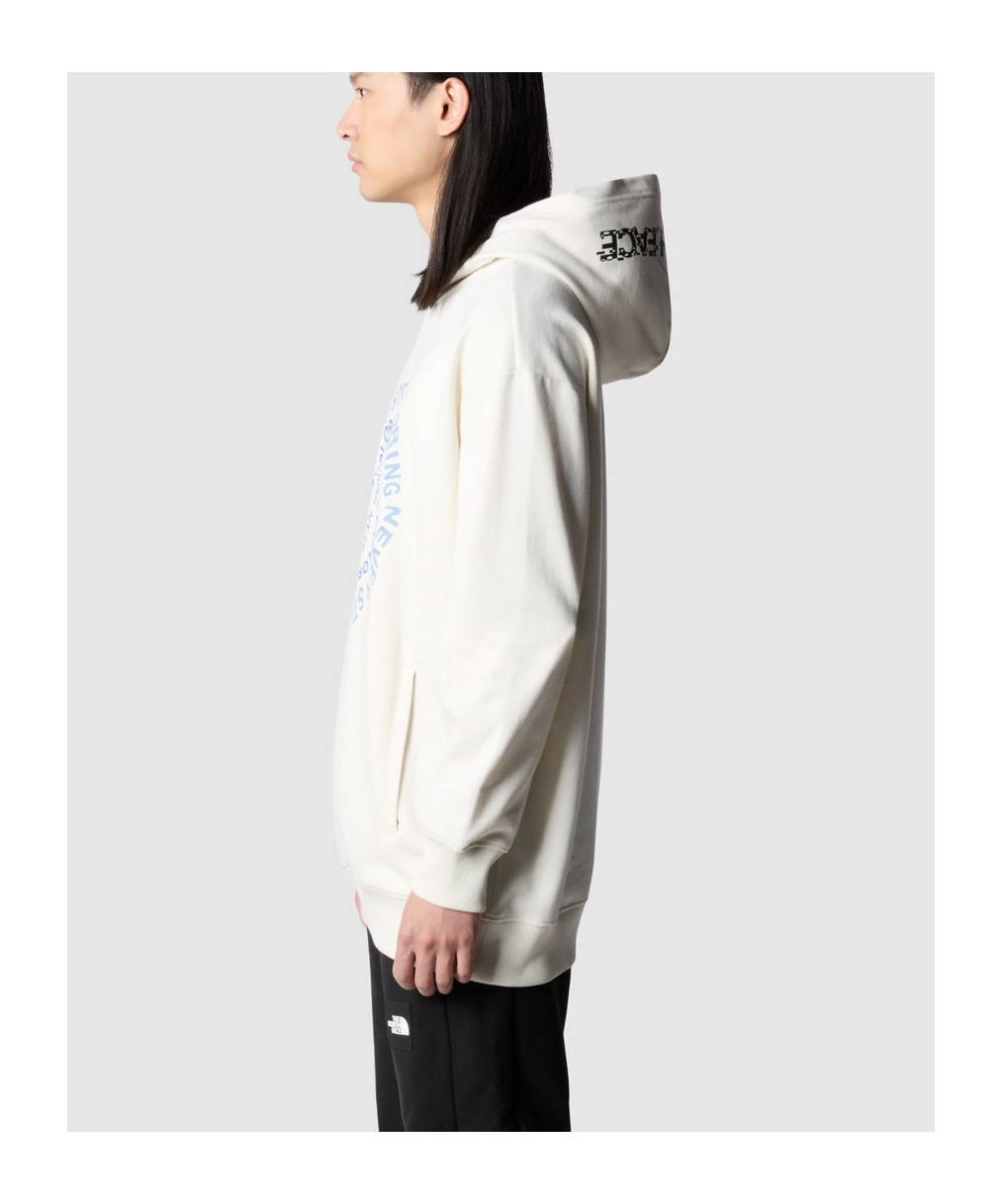 Shop The North Face Nse Pattern Hoodie In White