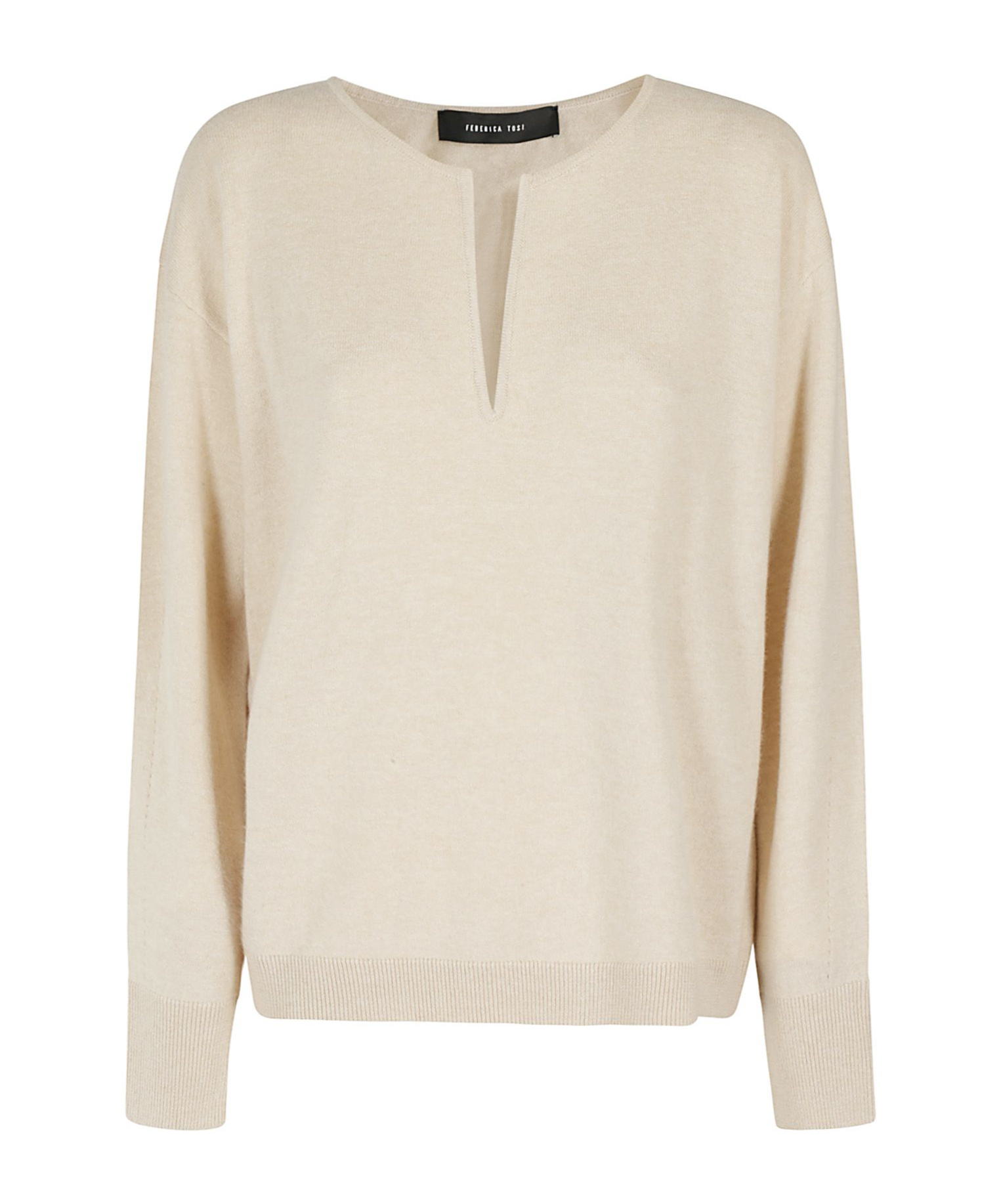 Federica Tosi Maglia Scollo V In Nude