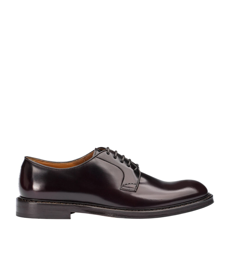 Shop Doucal's Round-toe Lace-up Derby Shoes In Black