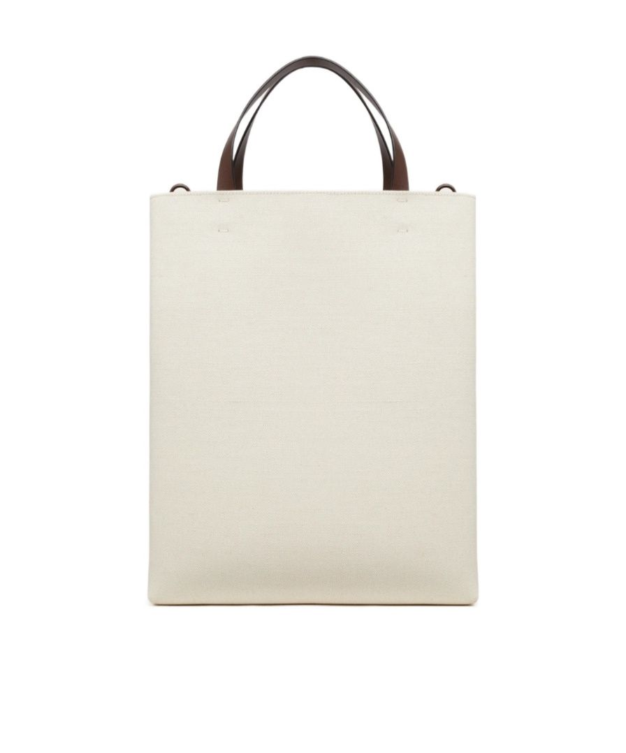Valentino Vlogo Signature Canvas Tote In Brown
