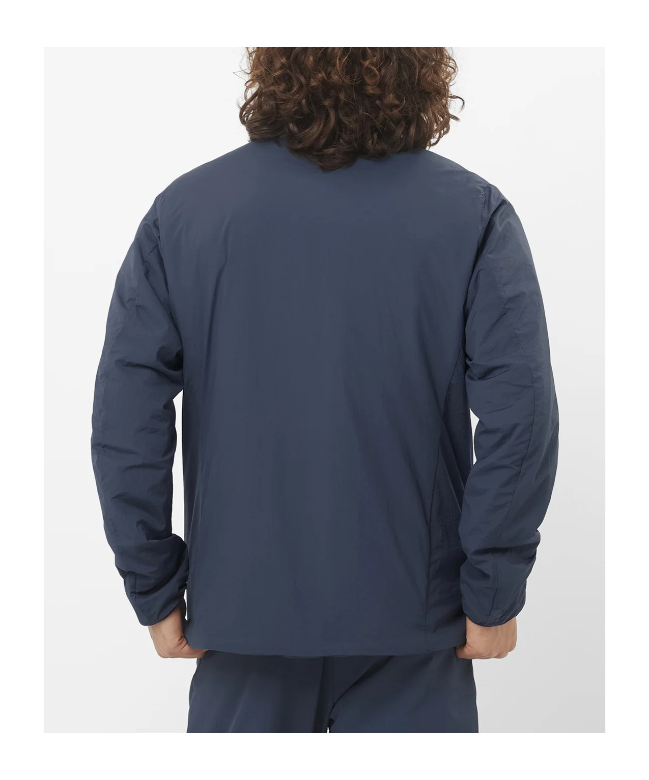 Salomon Mountain Flex Men's Jacket In Blue Nights