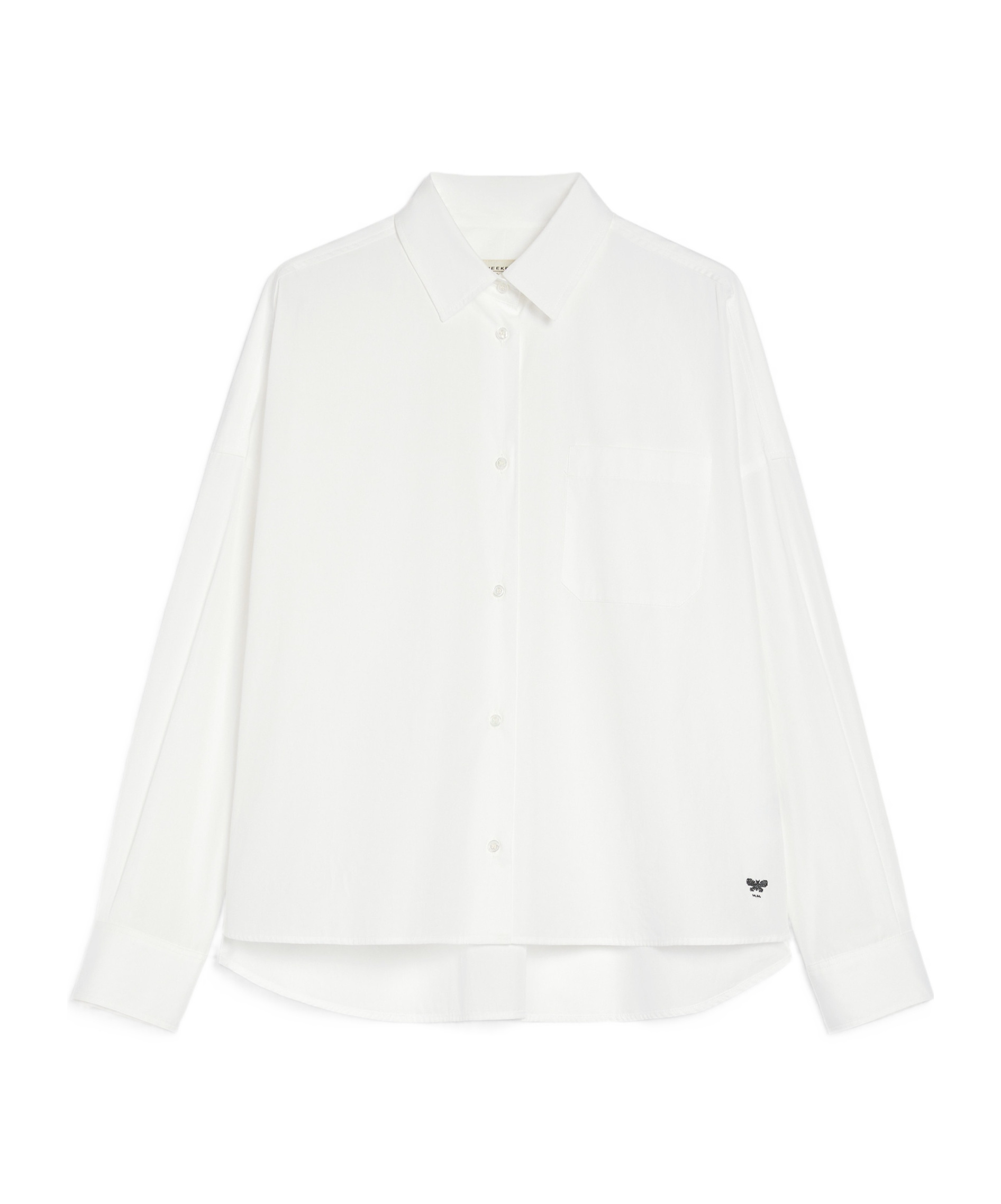 Weekend Max Mara Cotton Poplin Shirt In White