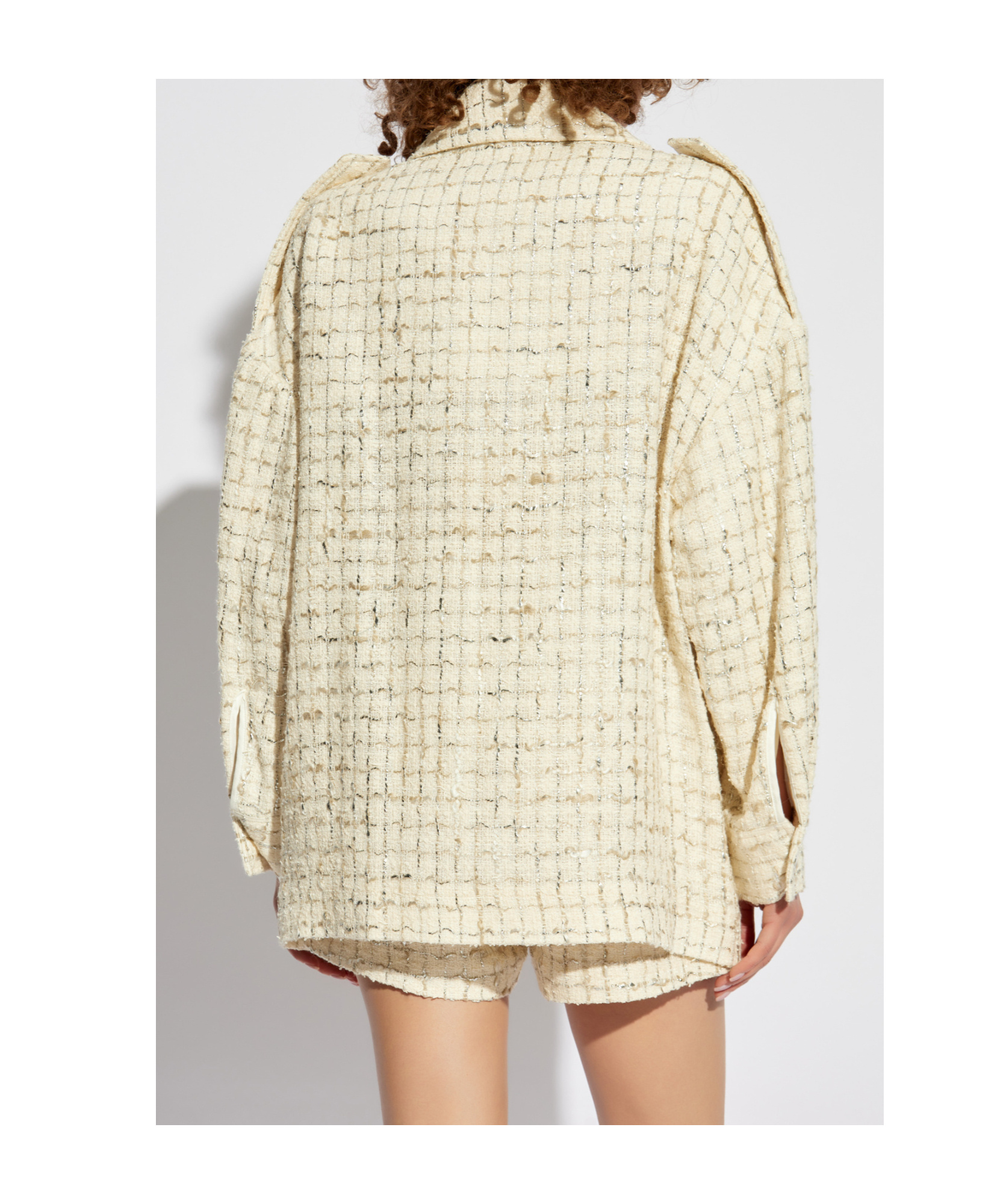 Iro Long-sleeved Casual Jacket In Nude