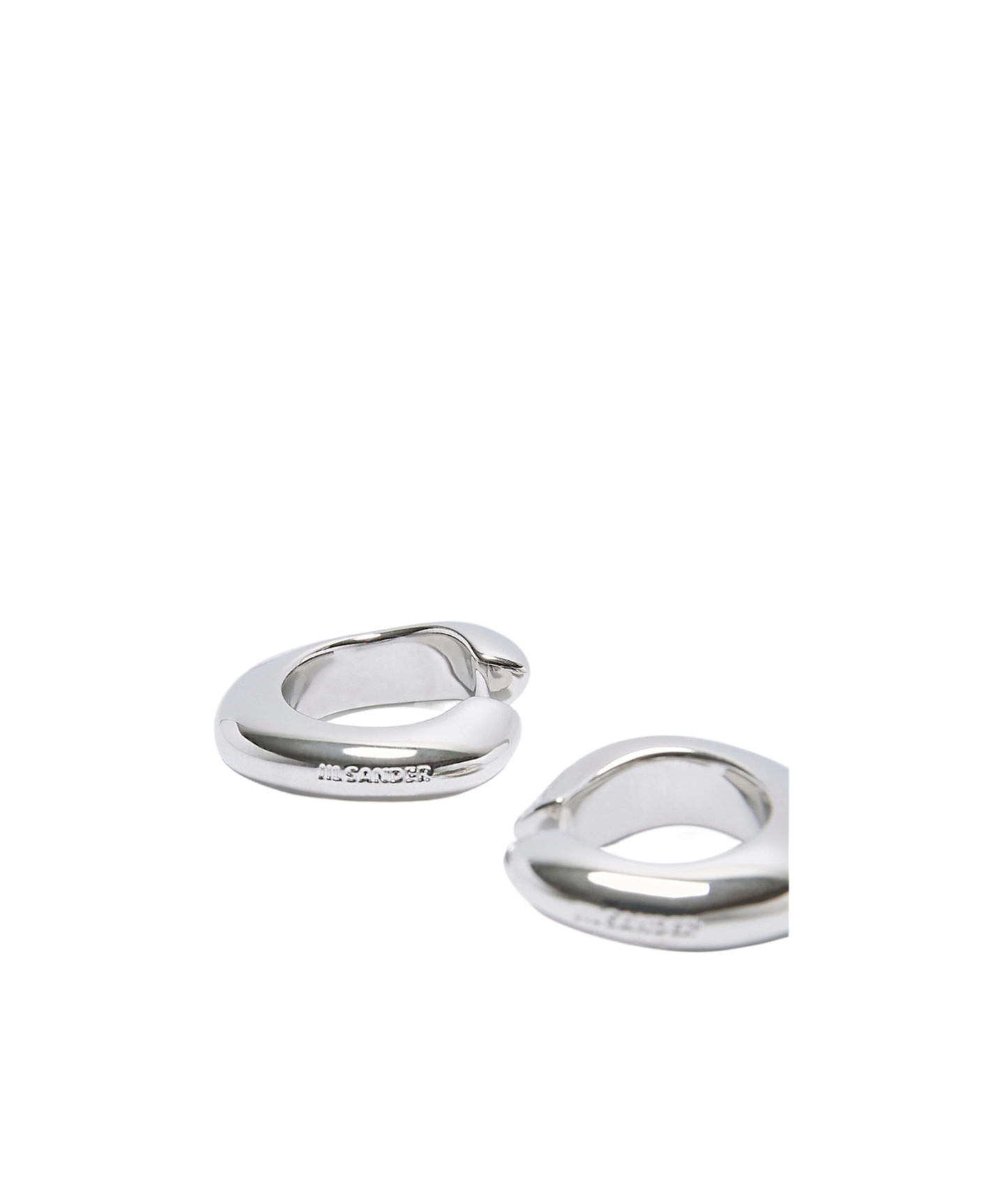 Jil Sander Earcuffs Earrings In Silver