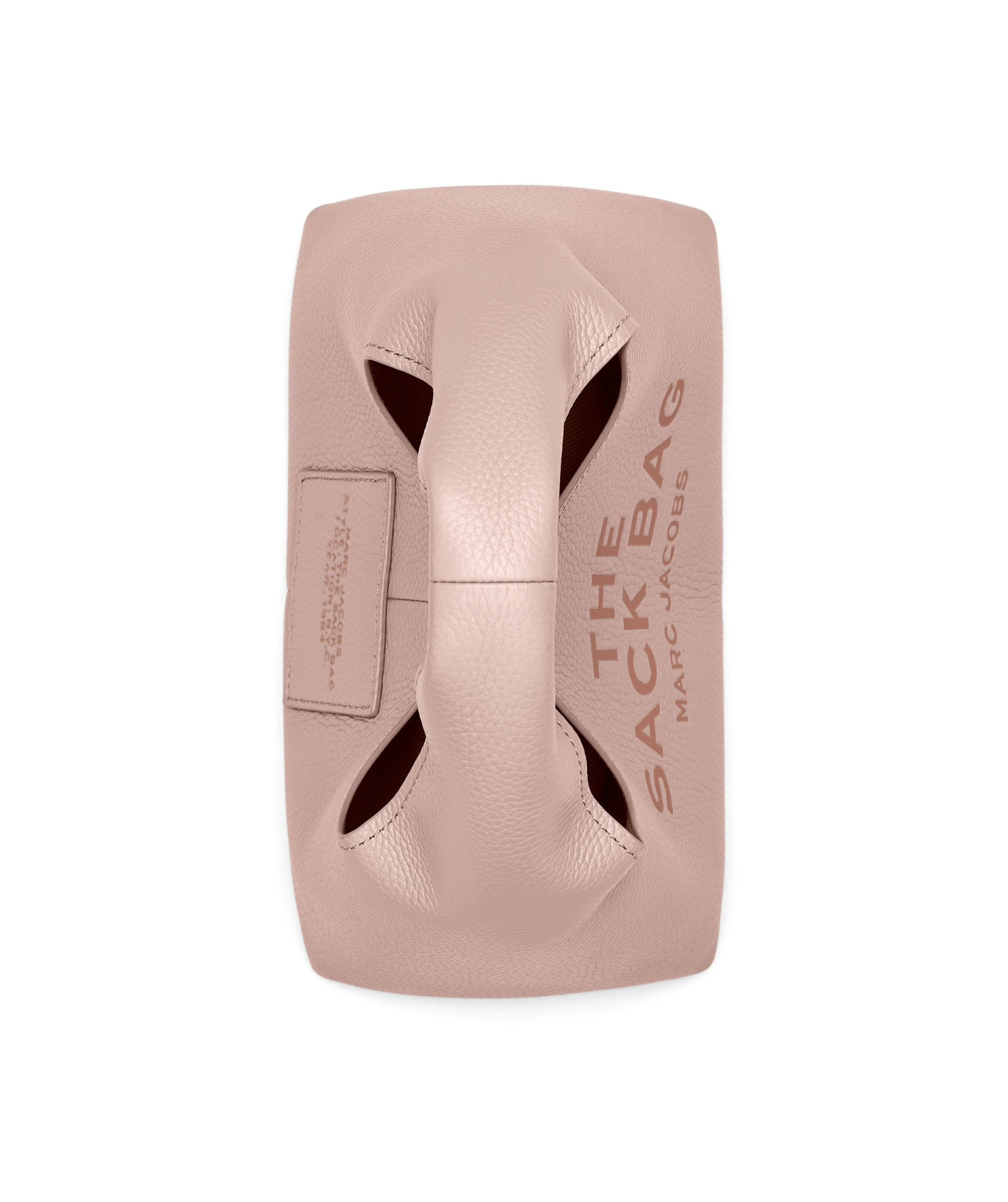 Shop Marc Jacobs The Mini Sack Leather Tote Bag In Nude