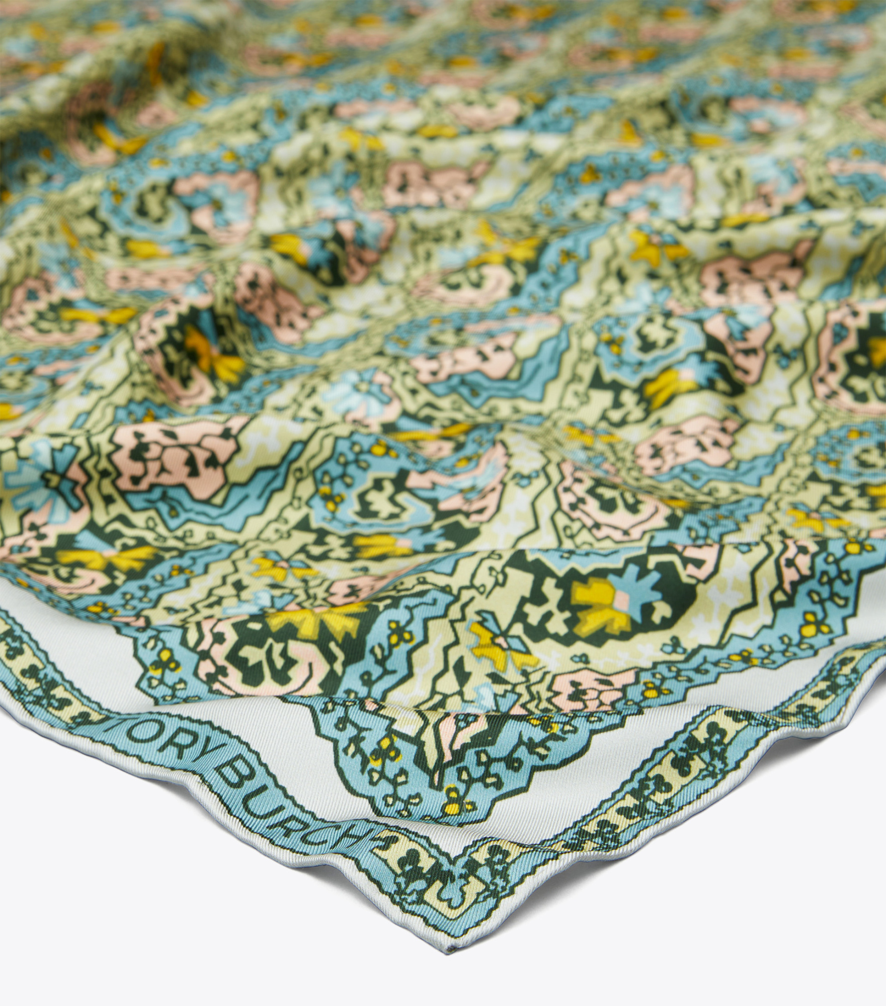 Tory Burch Paisley Pattern Square Scarf