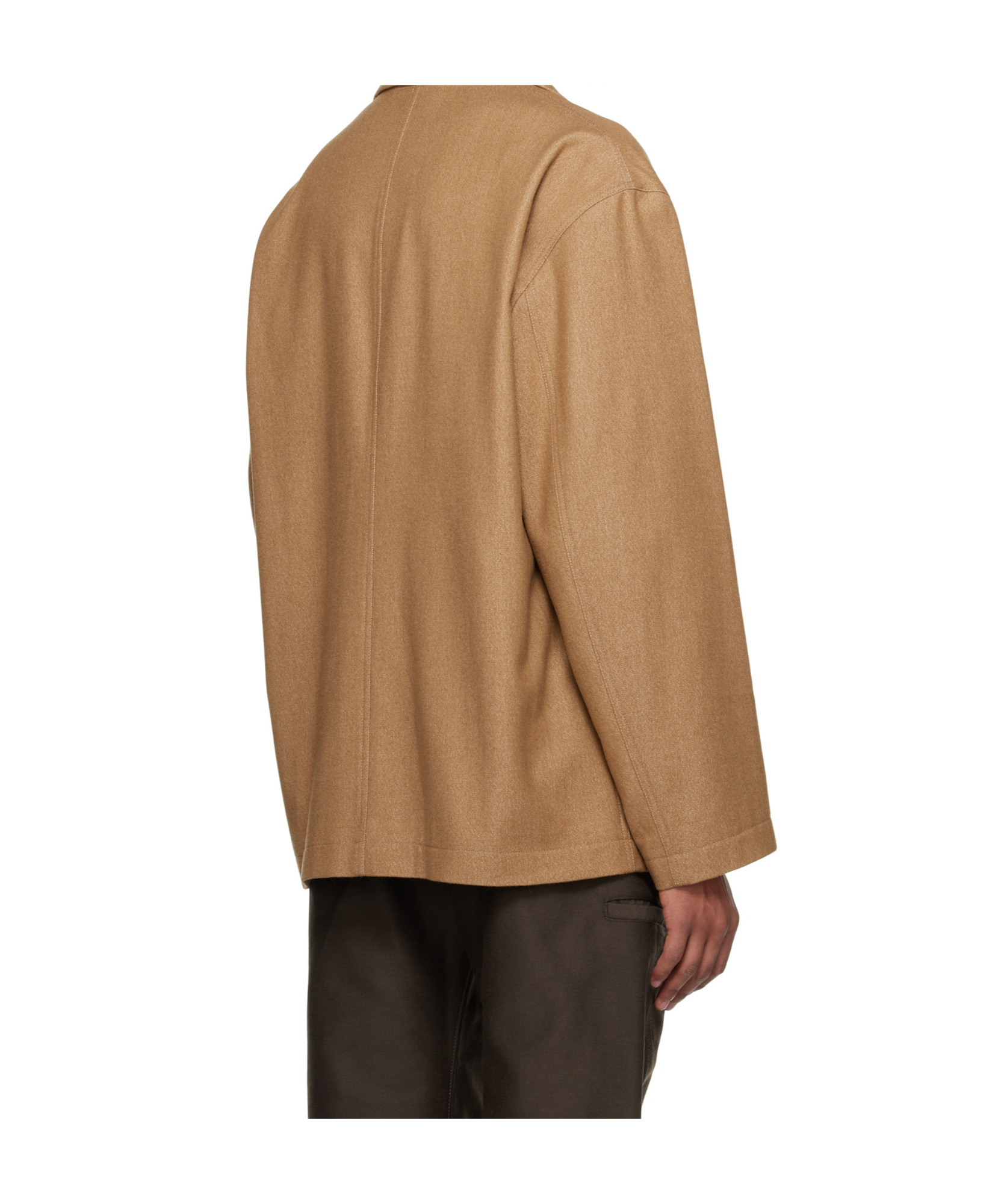 Lemaire Long-sleeved Suit Coat In Multicolor