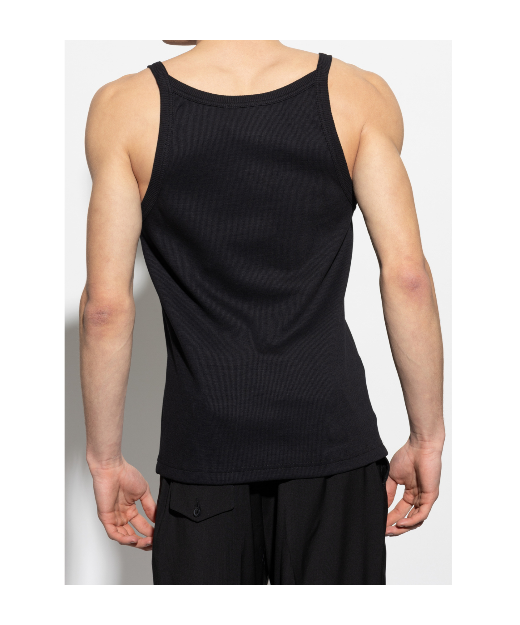 VERSACE JEANS RIBBED TANK TOP