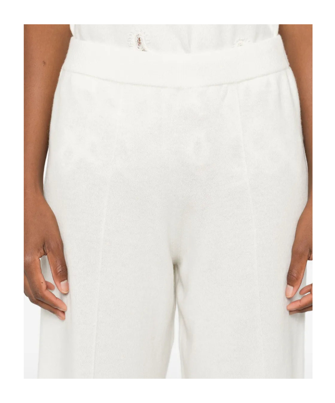 Fabiana Filippi Pleated Casual Pants In White