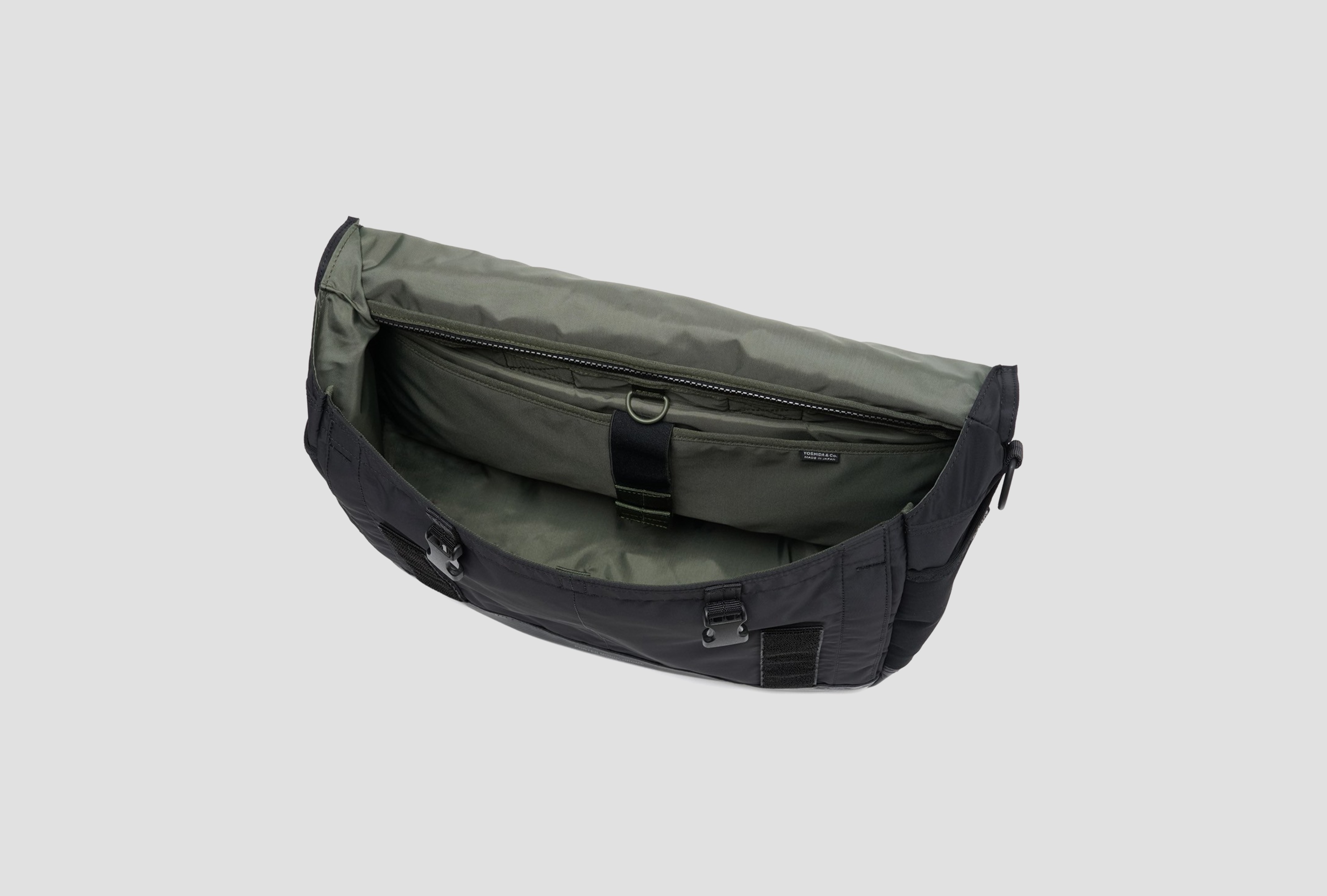 Porter-yoshida & Co Flap Messenger Bag In Black