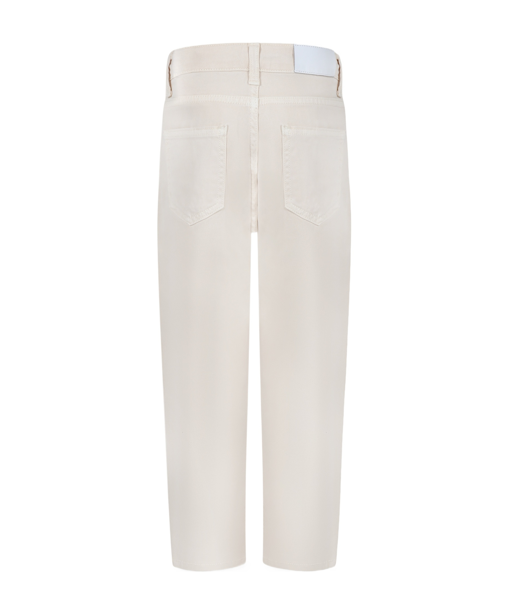 MSGM LOGO-EMBROIDERED JEANS