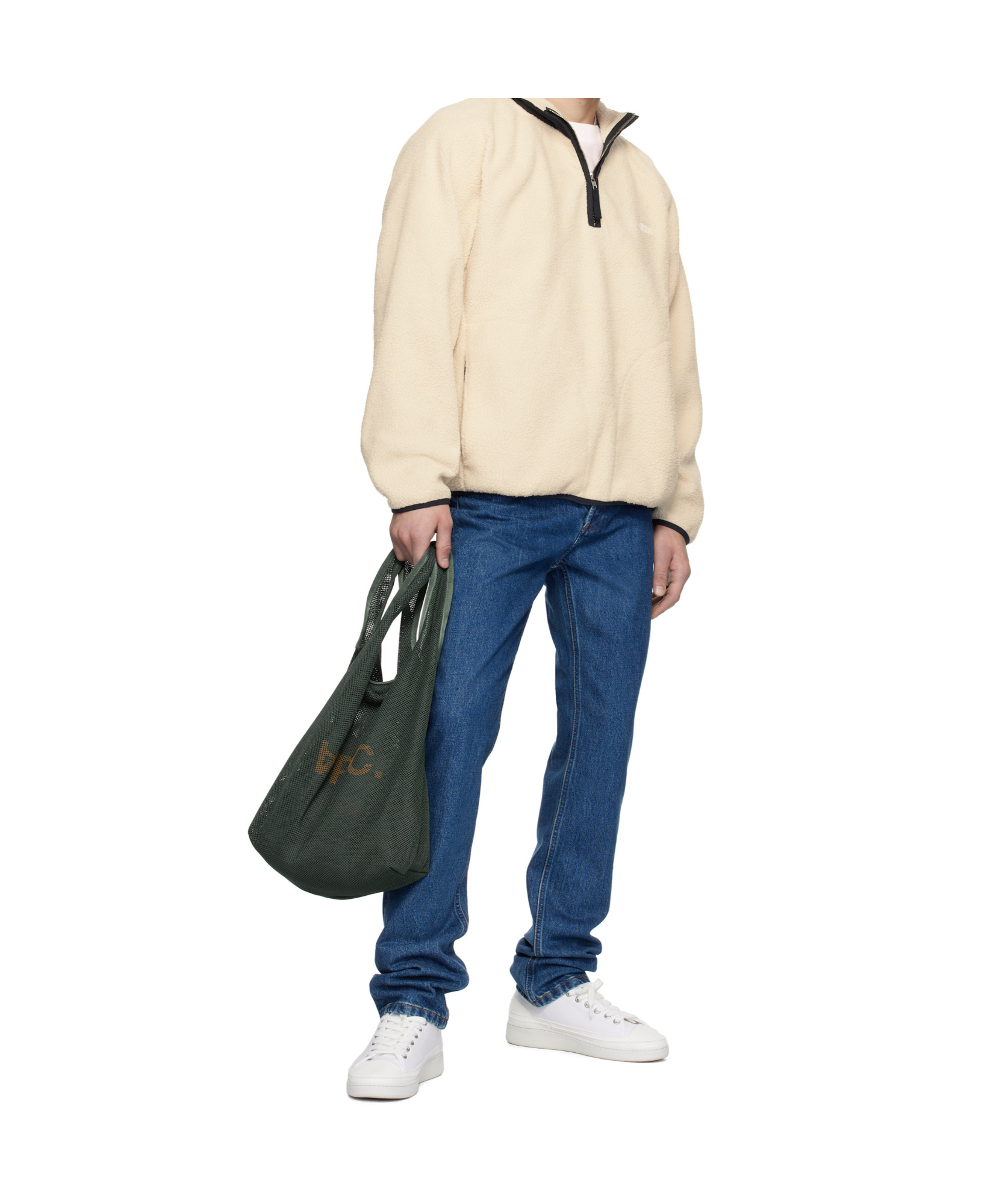 Apc Double Handle Tote Bag In Black