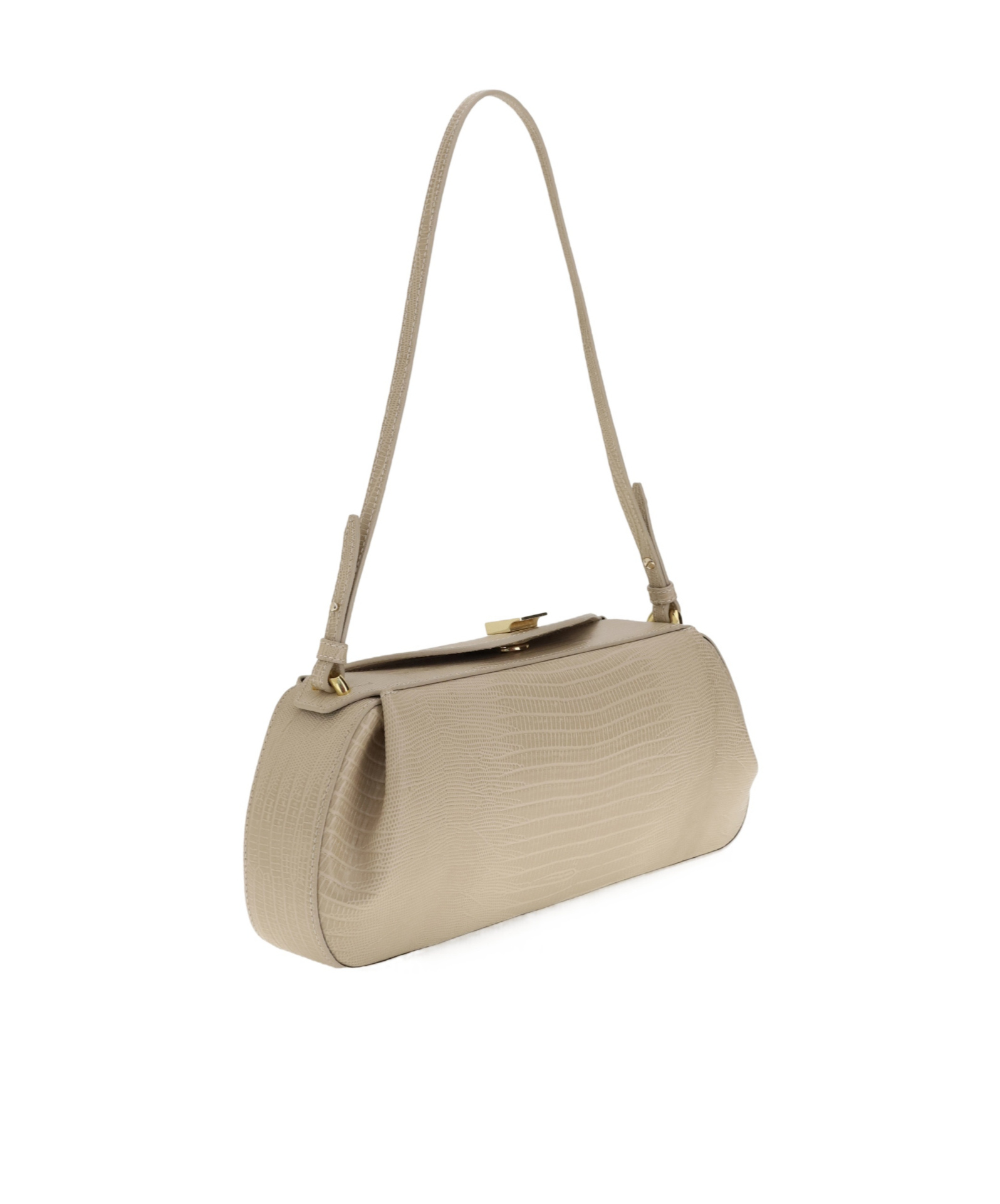 Yuzefi Oyster Shoulder Bag In Brown