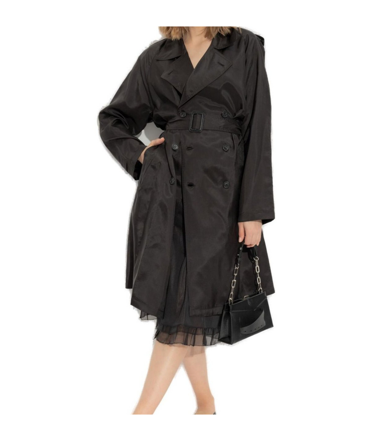 Mm6 Maison Margiela Double-breasted Trench Coat