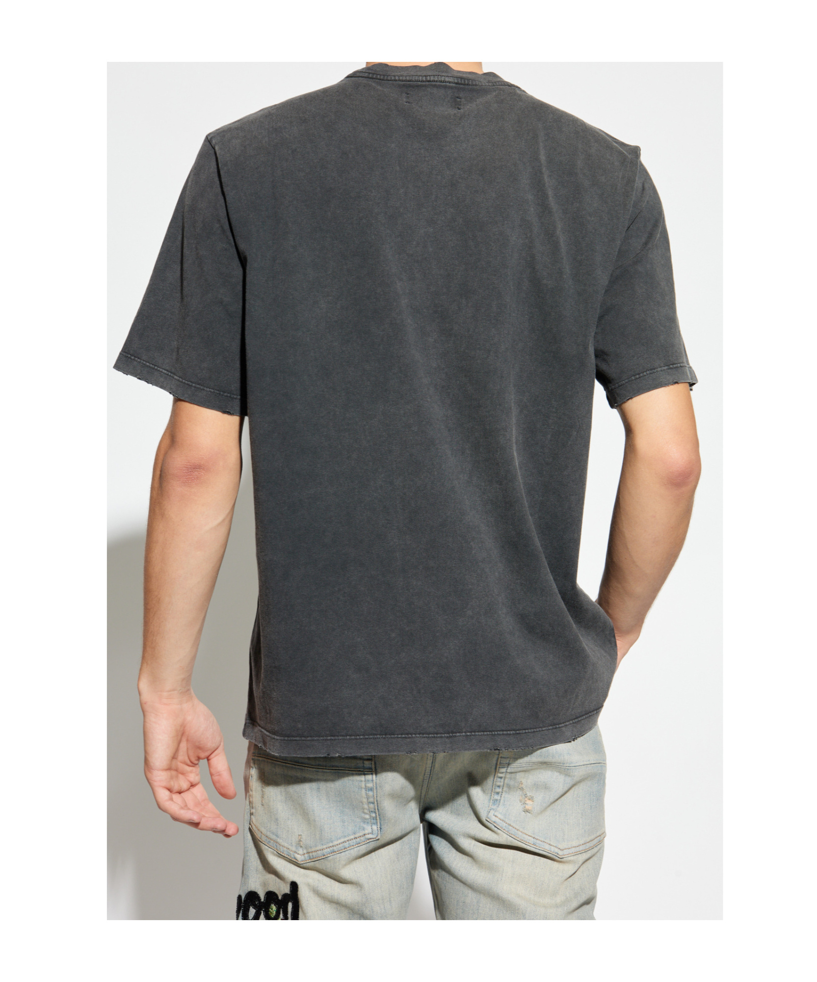 Amiri Groovy Logo-print Cotton-jersey T-shirt In Black