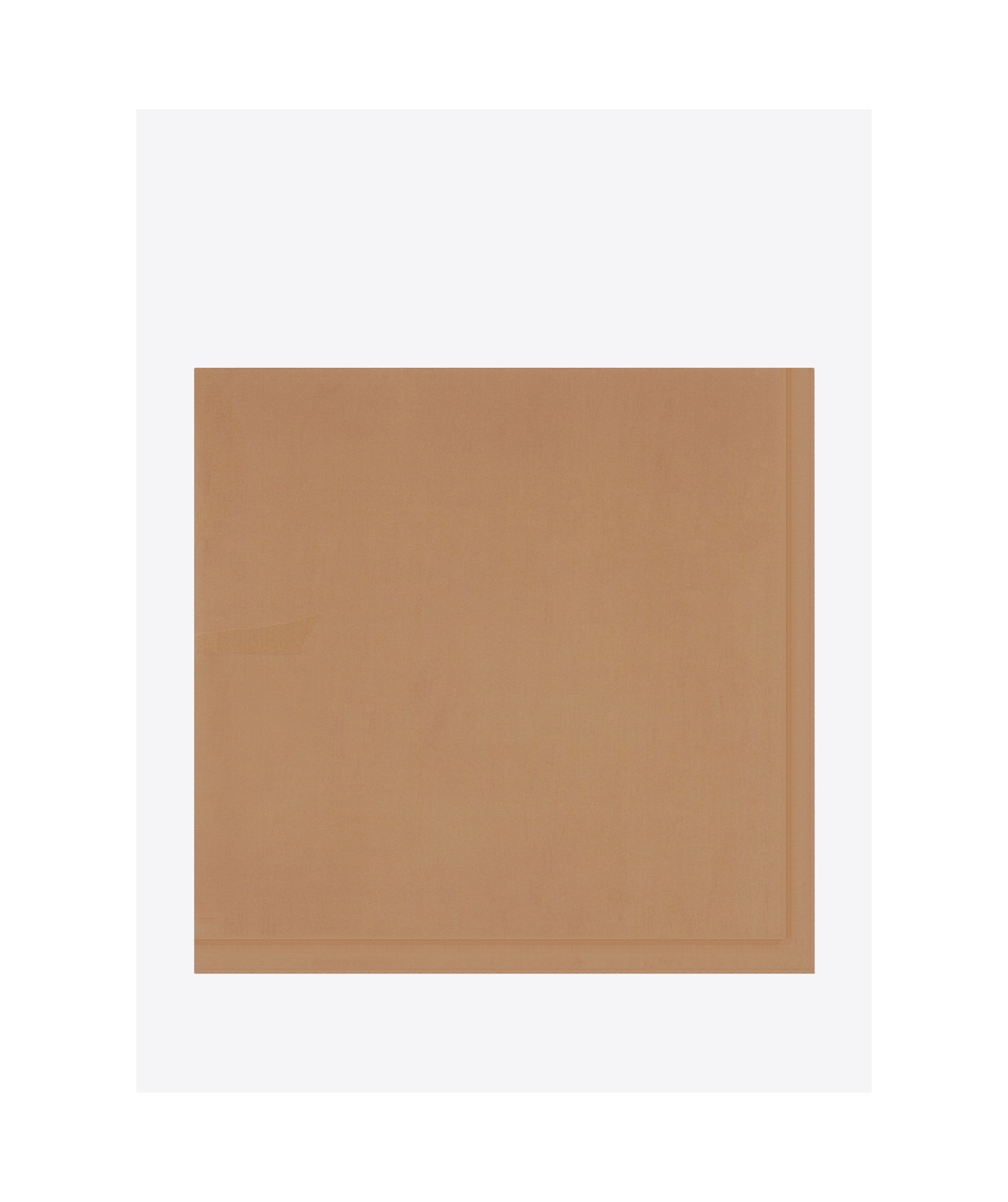 Saint Laurent Cassandre Silk Scarf In Nude