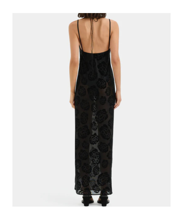 Sir Vittoria Midi Dress In Black