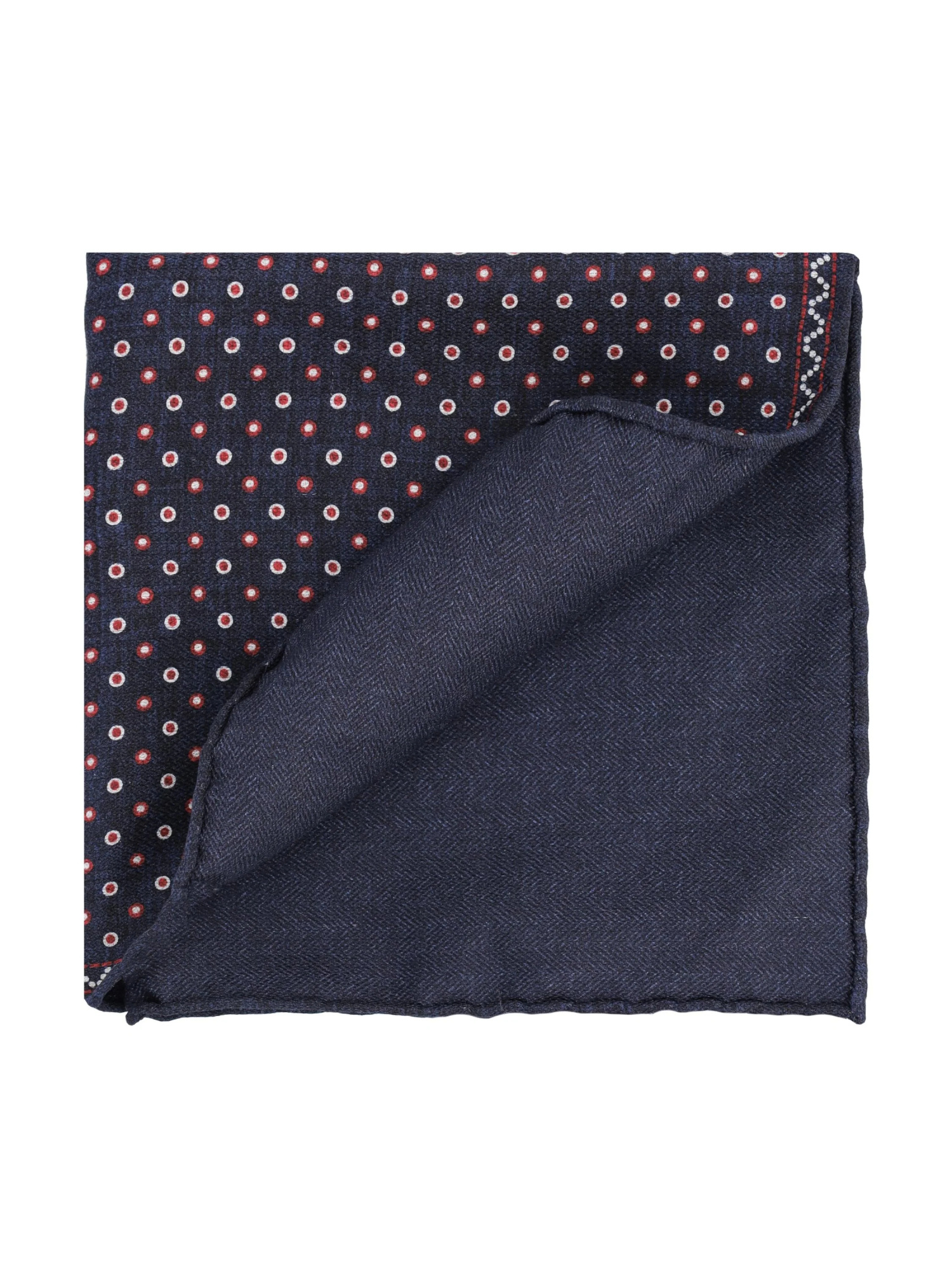 Brunello Cucinelli Patterned Pocket Square In Blue