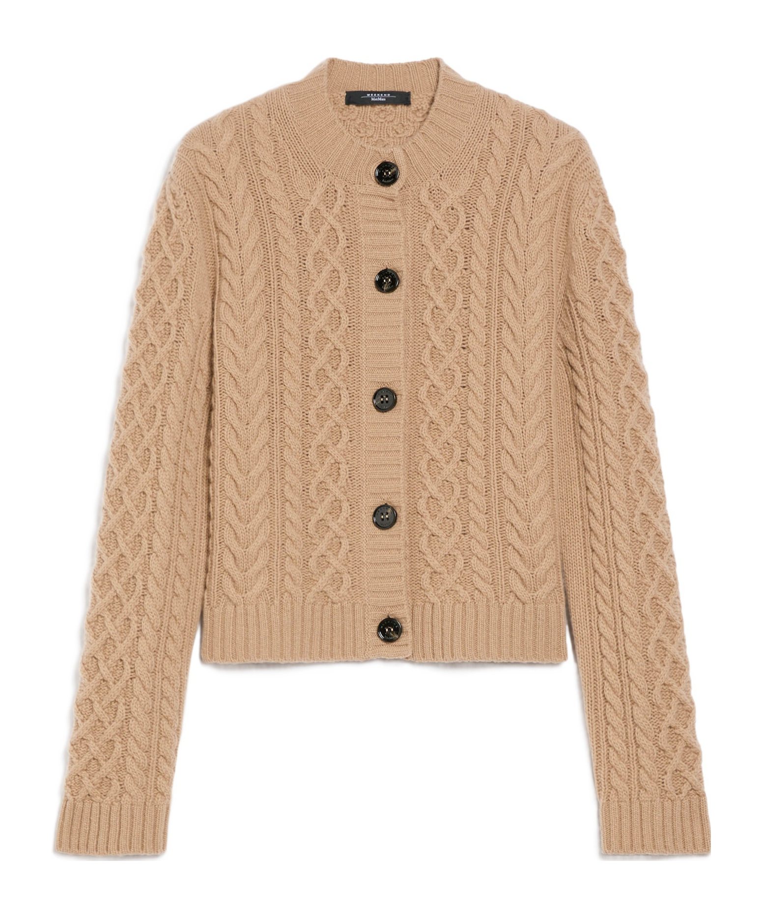 Weekend Max Mara Long-sleeved Sweater In Nude