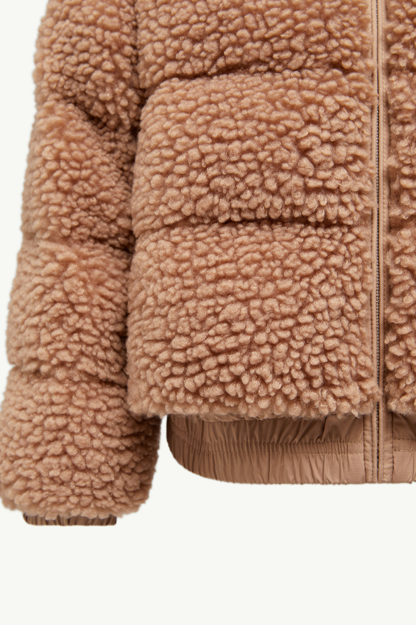 Moncler Adalbertas Teddy Hooded Down Jacket In Black