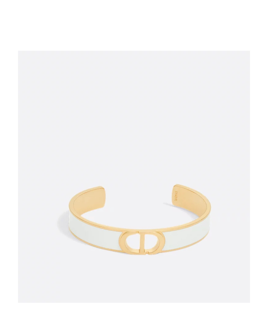 Dior 30 Montaigne Thin Bangle In Yellow
