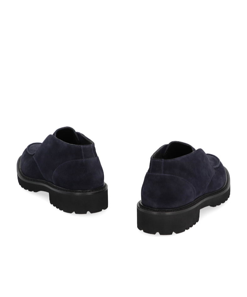 Doucal's Adler Chukka Boot With Suede Upper In Blue