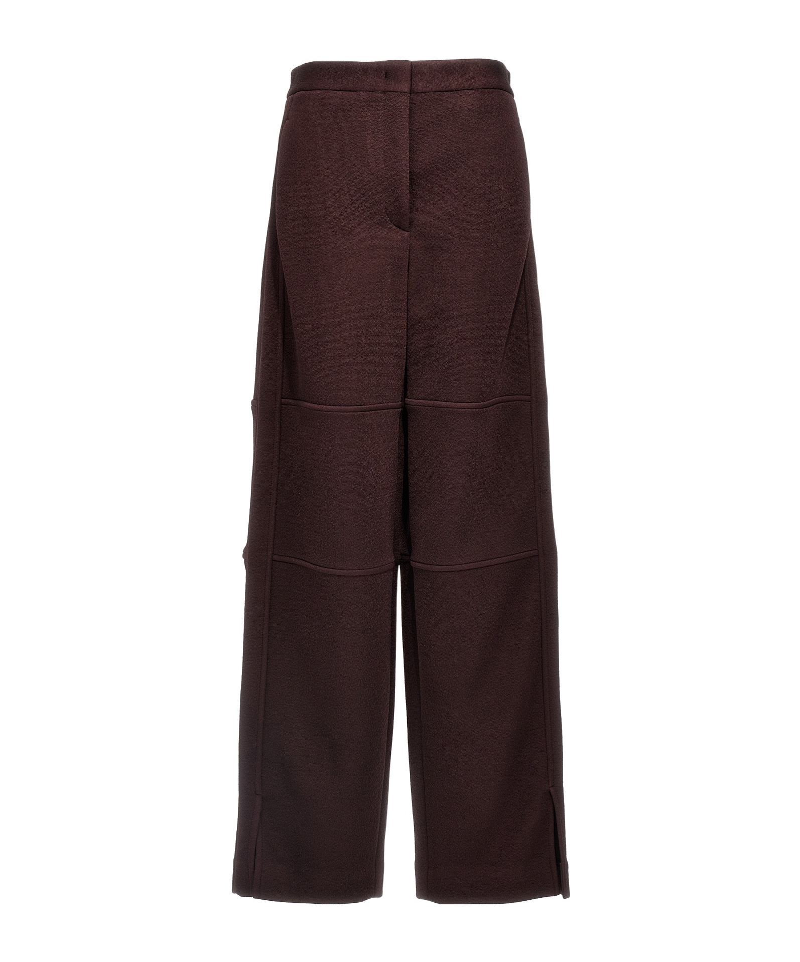 Jil Sander Satin-twill Straight-leg Pants In Black