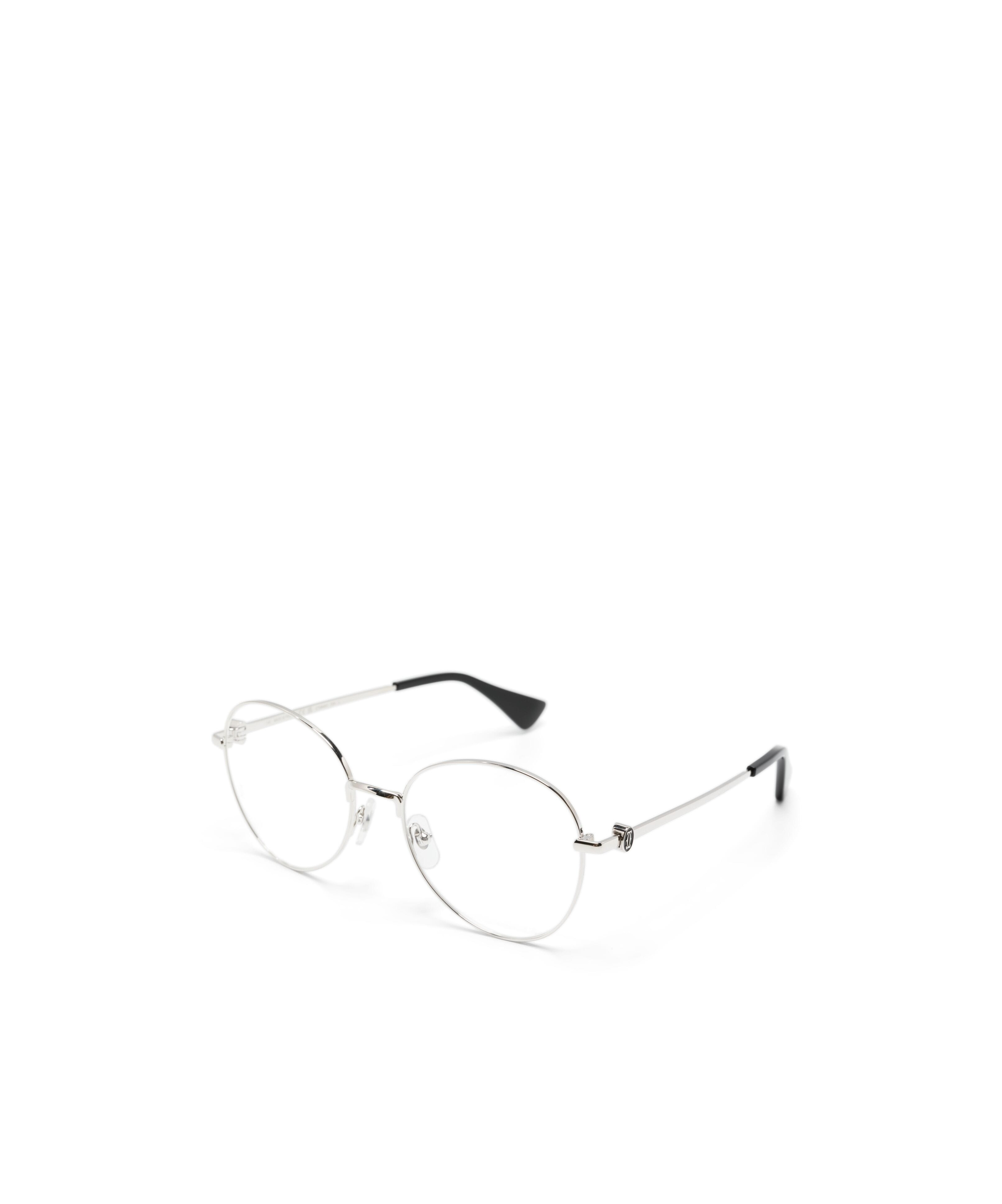 Cartier Ct0449o Round-frame Glasses In White
