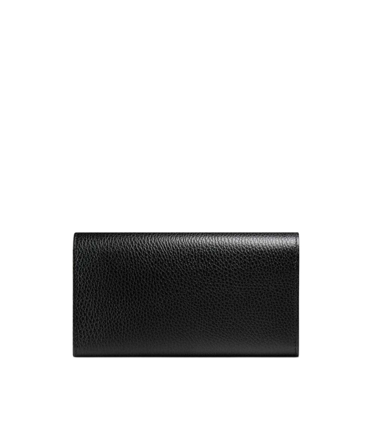 Gucci Bi-color Gg Marmont Continental Wallet In Black
