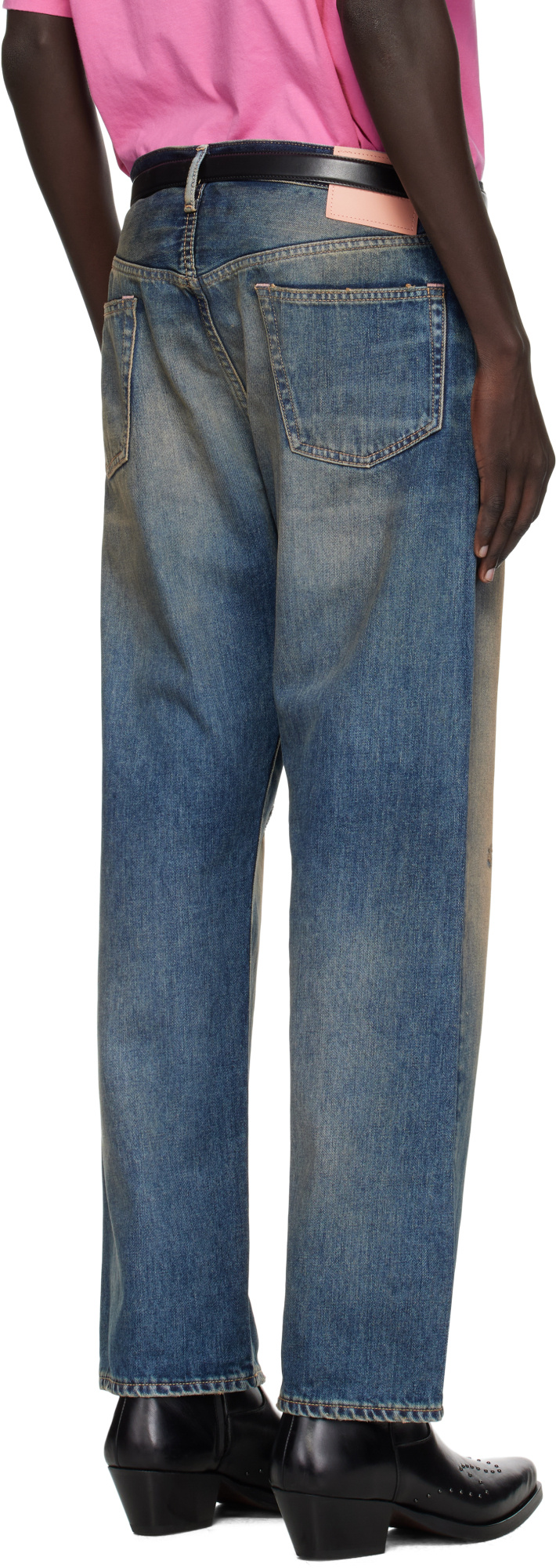 Acne Studios Multi-pocket Jeans In Blue
