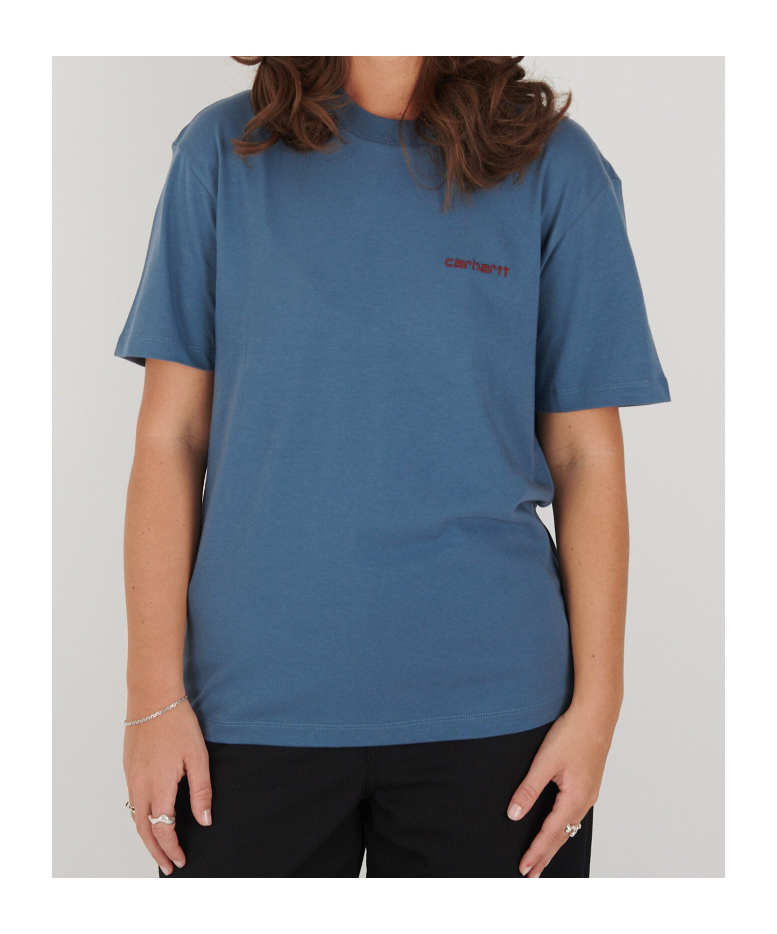 Carhartt W S/s Script Embroidery T-shirt
