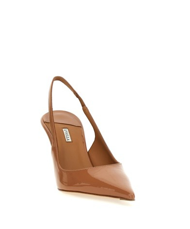Le Silla Pointed High-heeled Sandals In Brown