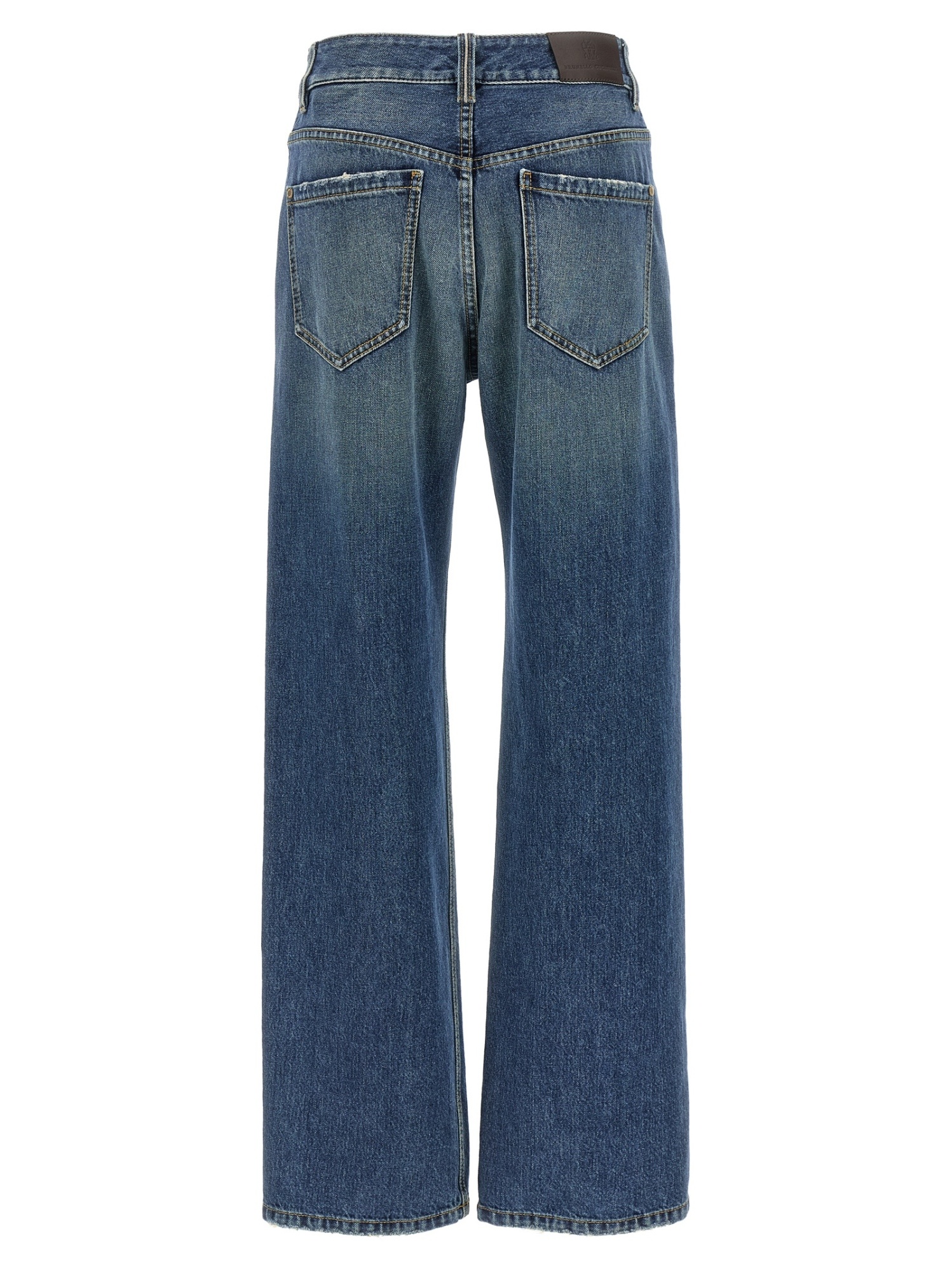 Brunello Cucinelli Contemporary Loose Jeans Blue