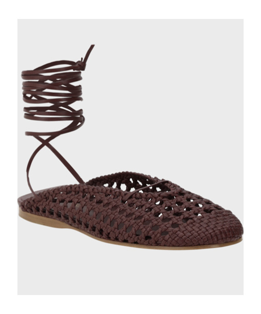 Shop Forte Forte Leather Sandals In Black