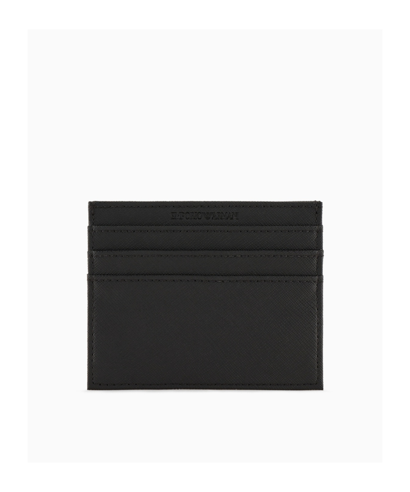 EMPORIO ARMANI LOGO-PLAQUE LEATHER WALLET SET