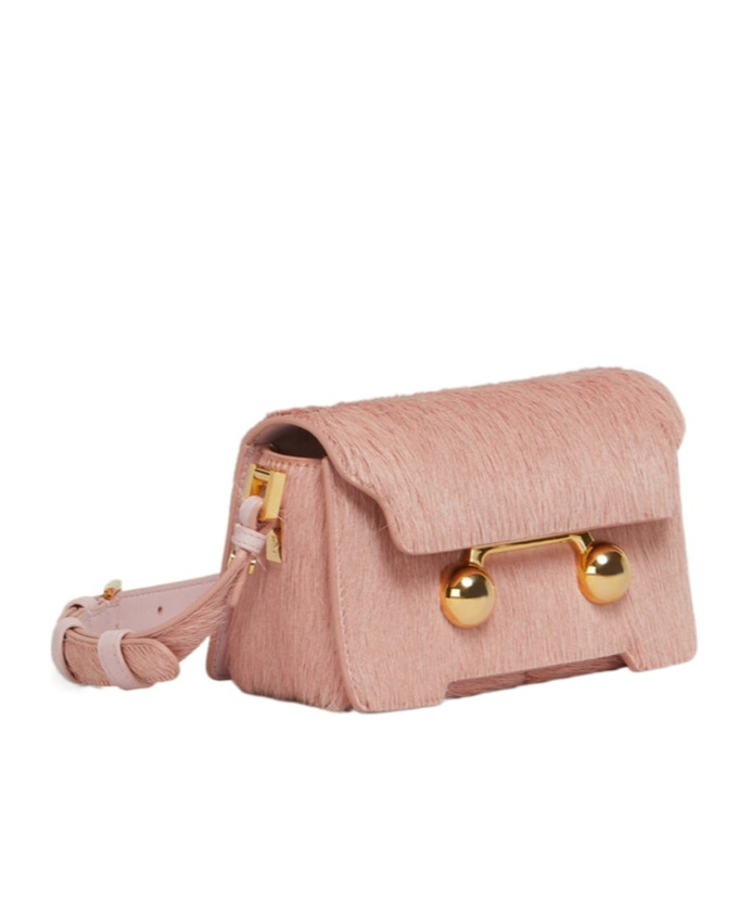 Marni Trunkaroo Mini Shoulder Bag In Pinkgummy