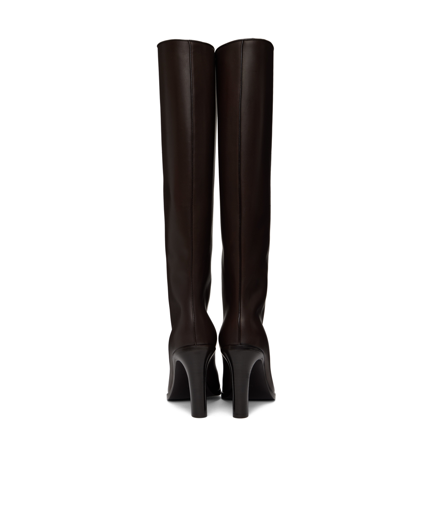 The Row Pointed High-heeled Boots In Black
