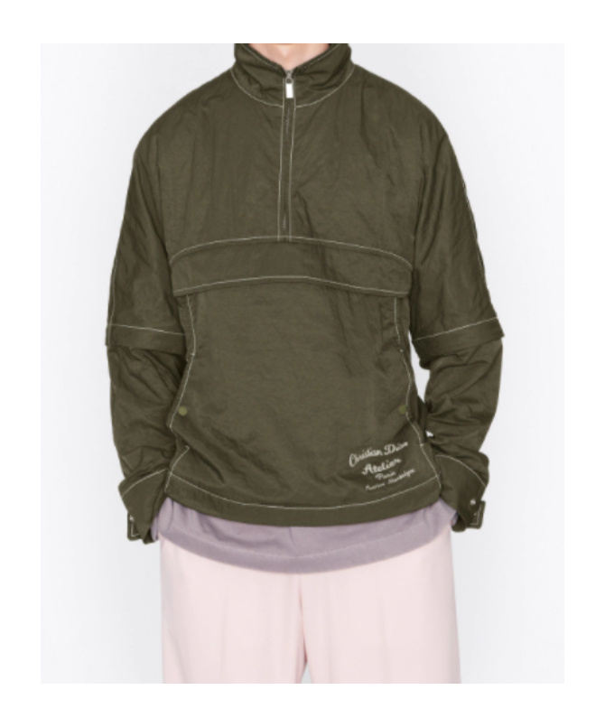Dior Half-zip Design Casual Jacket In Black