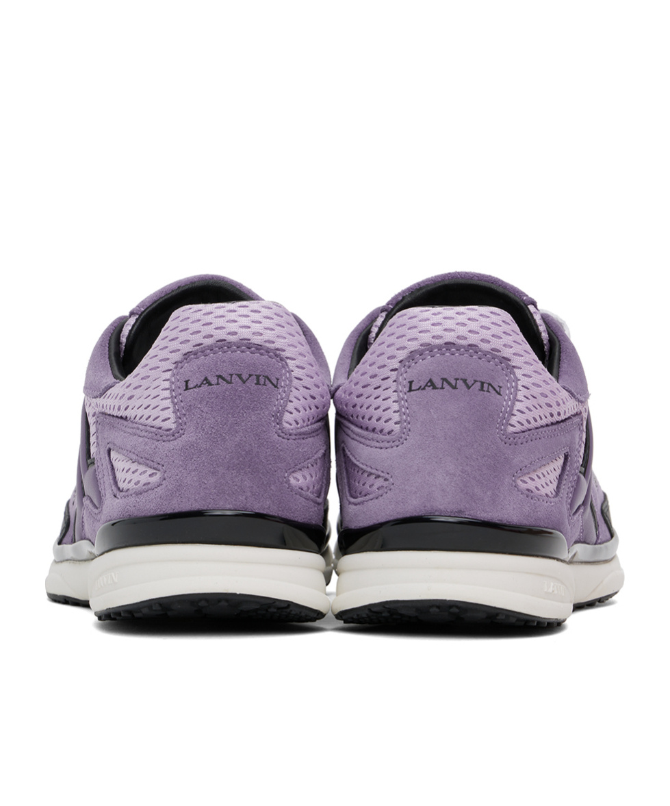Lanvin Meteorr Low-cut Casual Shoes In Purple