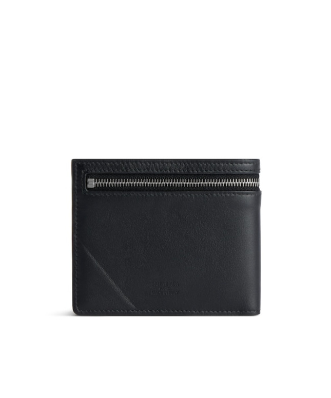 Balenciaga Rodeo Square Folding Wallet In Black