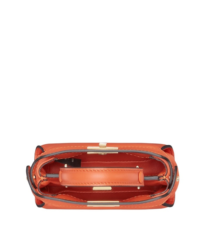 Fendi Peekaboo Chain Shoulder Bag In Red