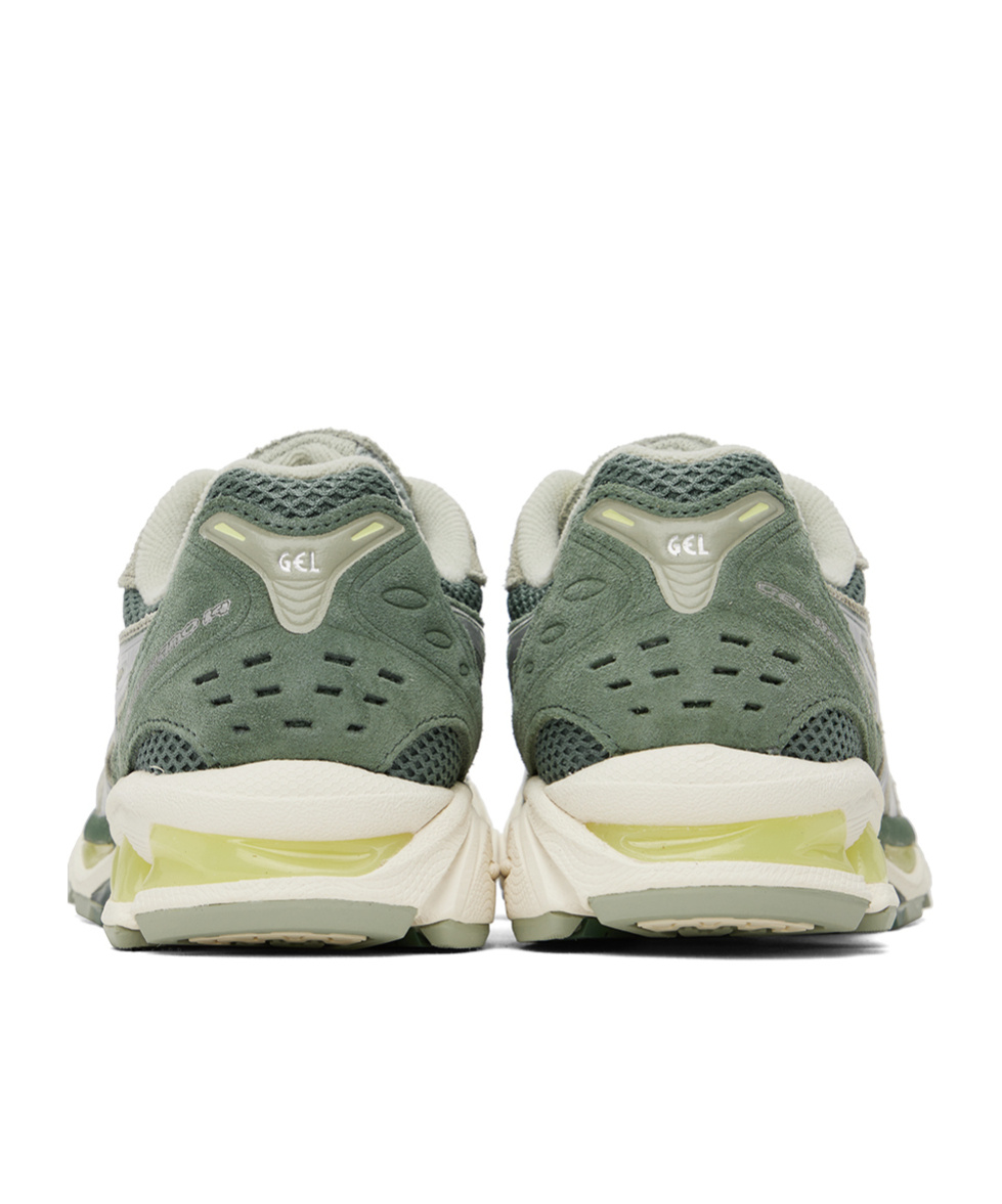 Asics Gel Kayano 14 "olive Grey Pure Silver" Sneakers In White