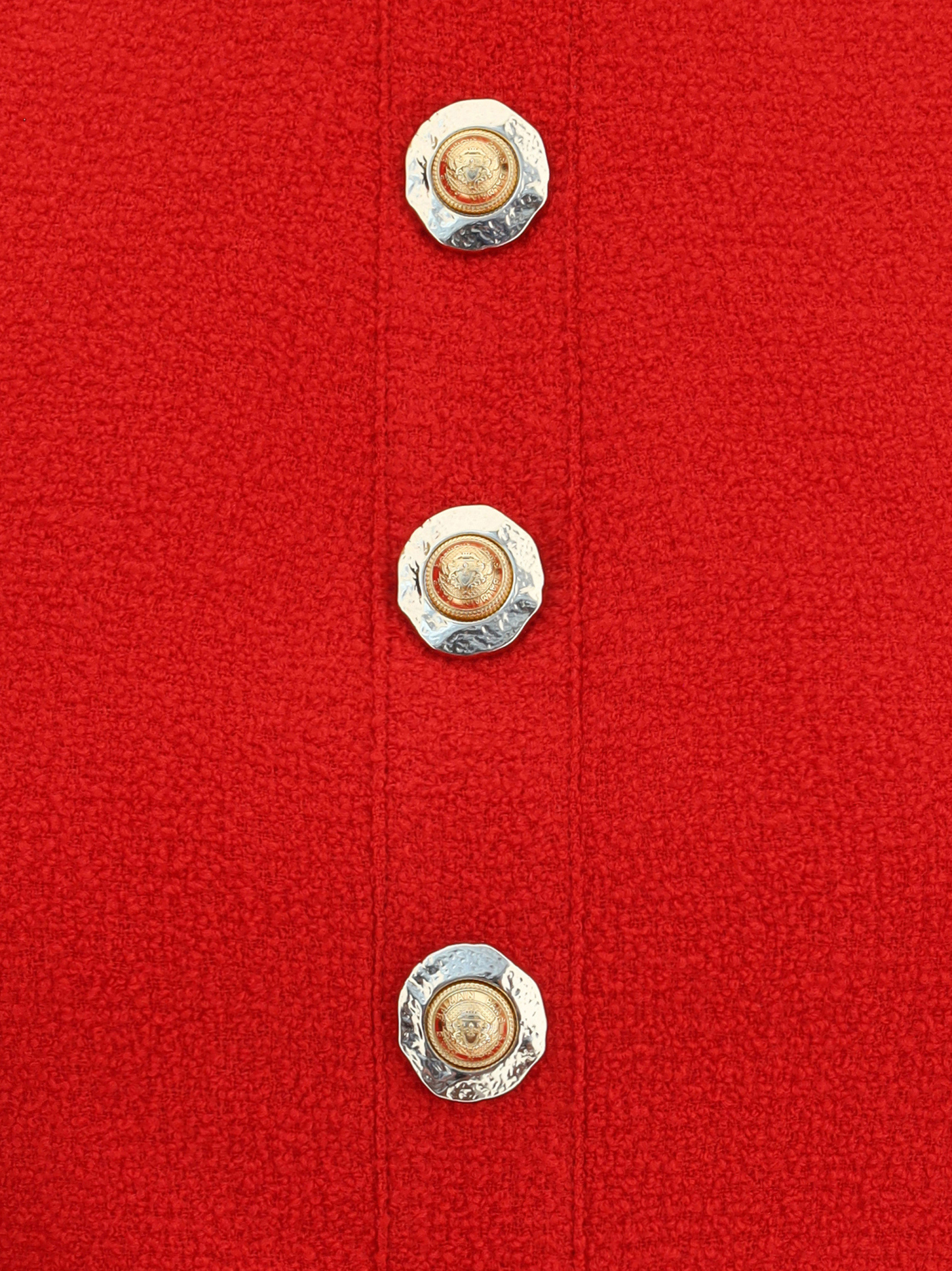 Balmain Sleeveless Vest In Red