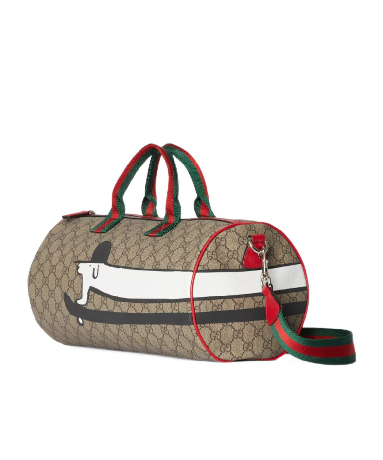 Gucci Children's Printed Gg Top Handle Bag In Neutral