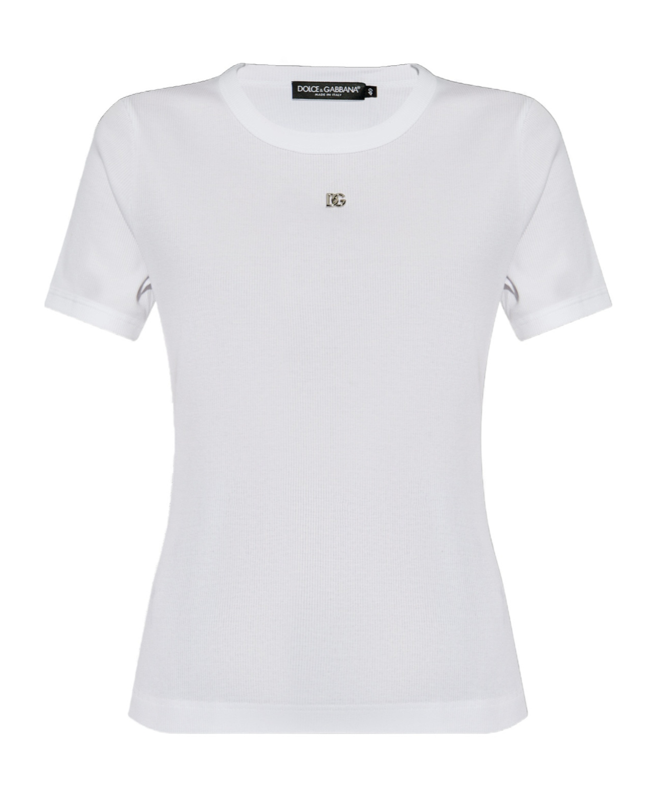 Dolce & Gabbana Short-sleeved T-shirt In White