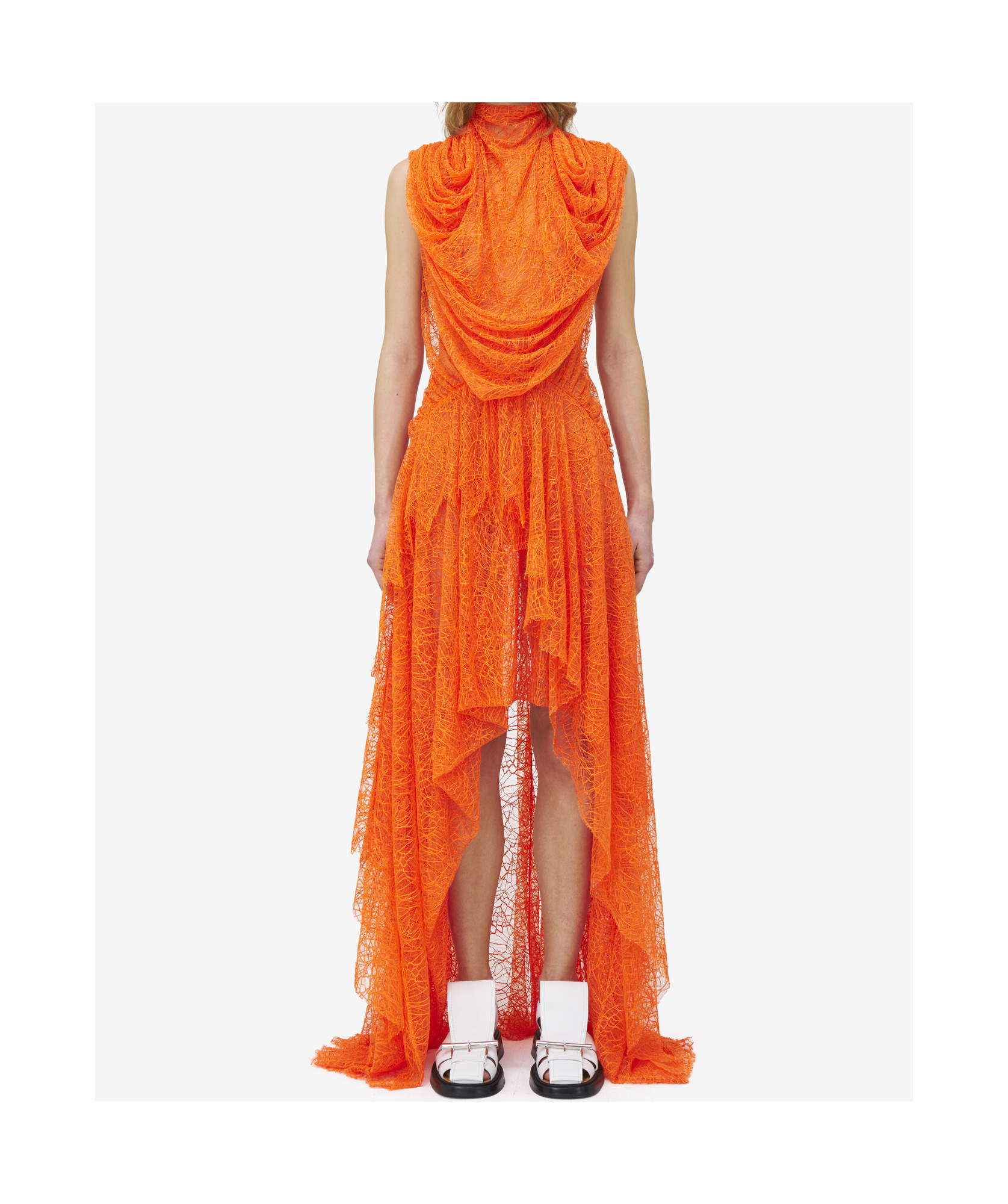Alexander Mcqueen Lace Asymmetric Dress