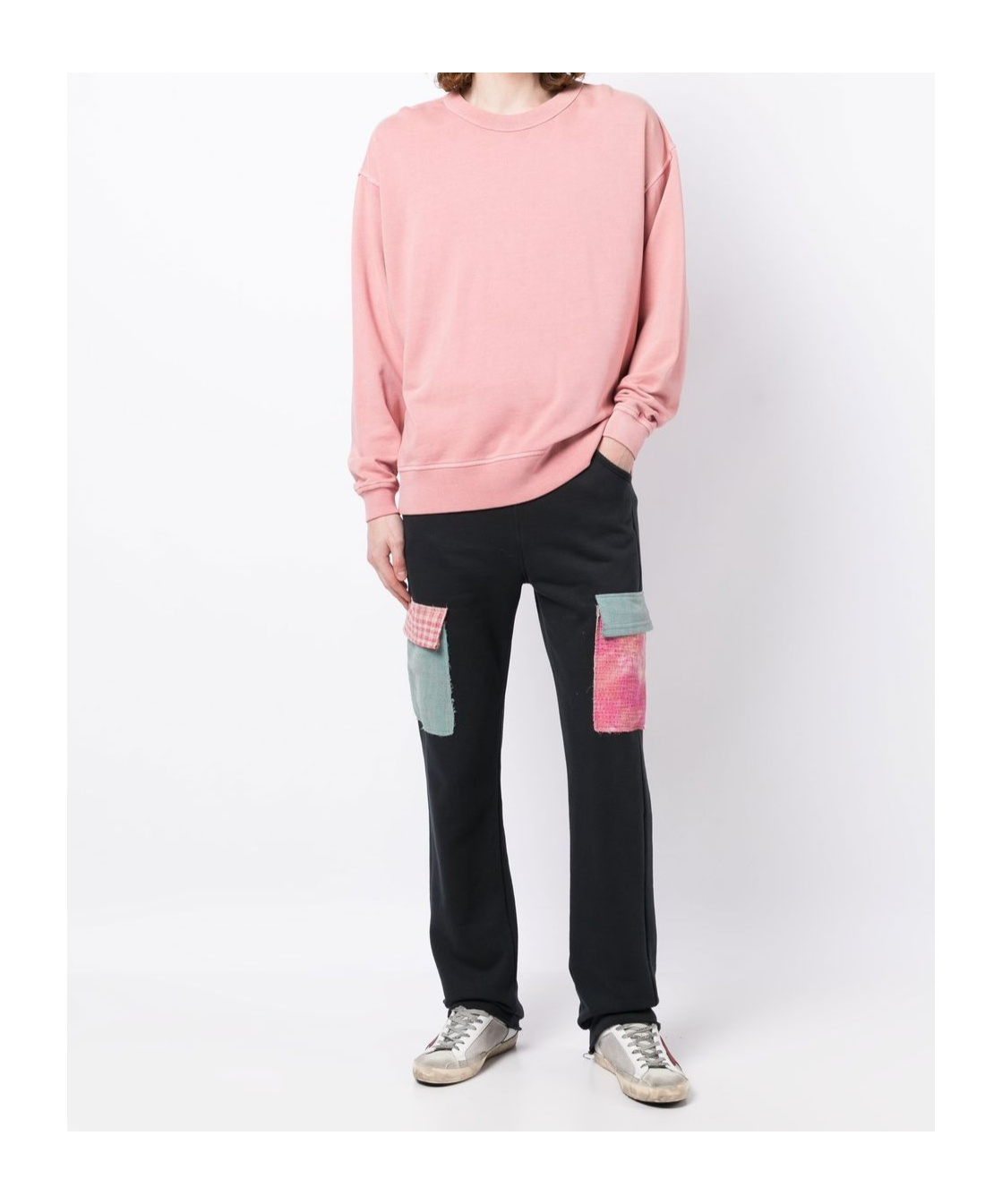 Alchemist Flap-pockets Cotton Track Pants In Black