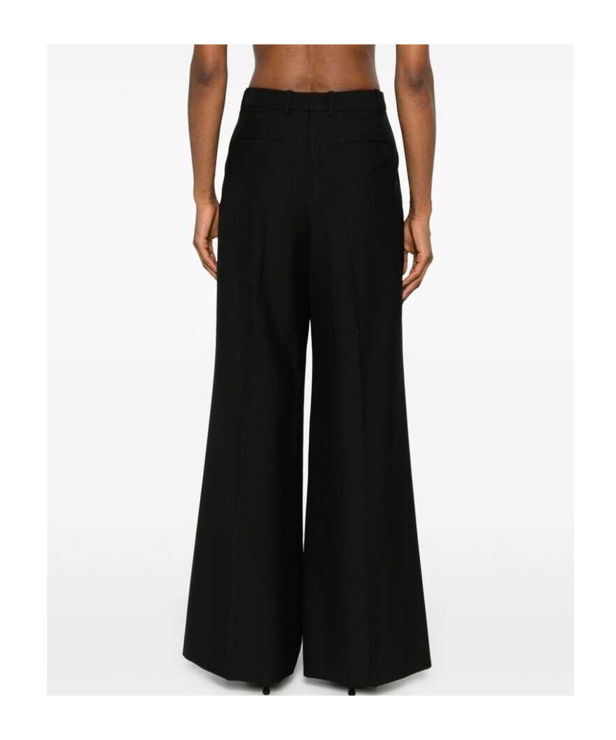 Givenchy High-waist Palazzo Trousers In Black